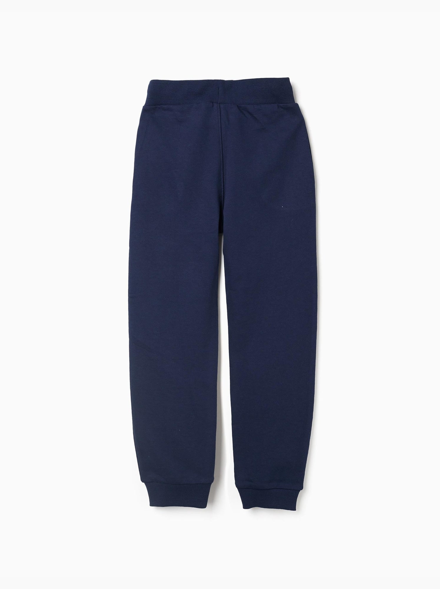 Pantalon de jogging en coton - Bleu foncé