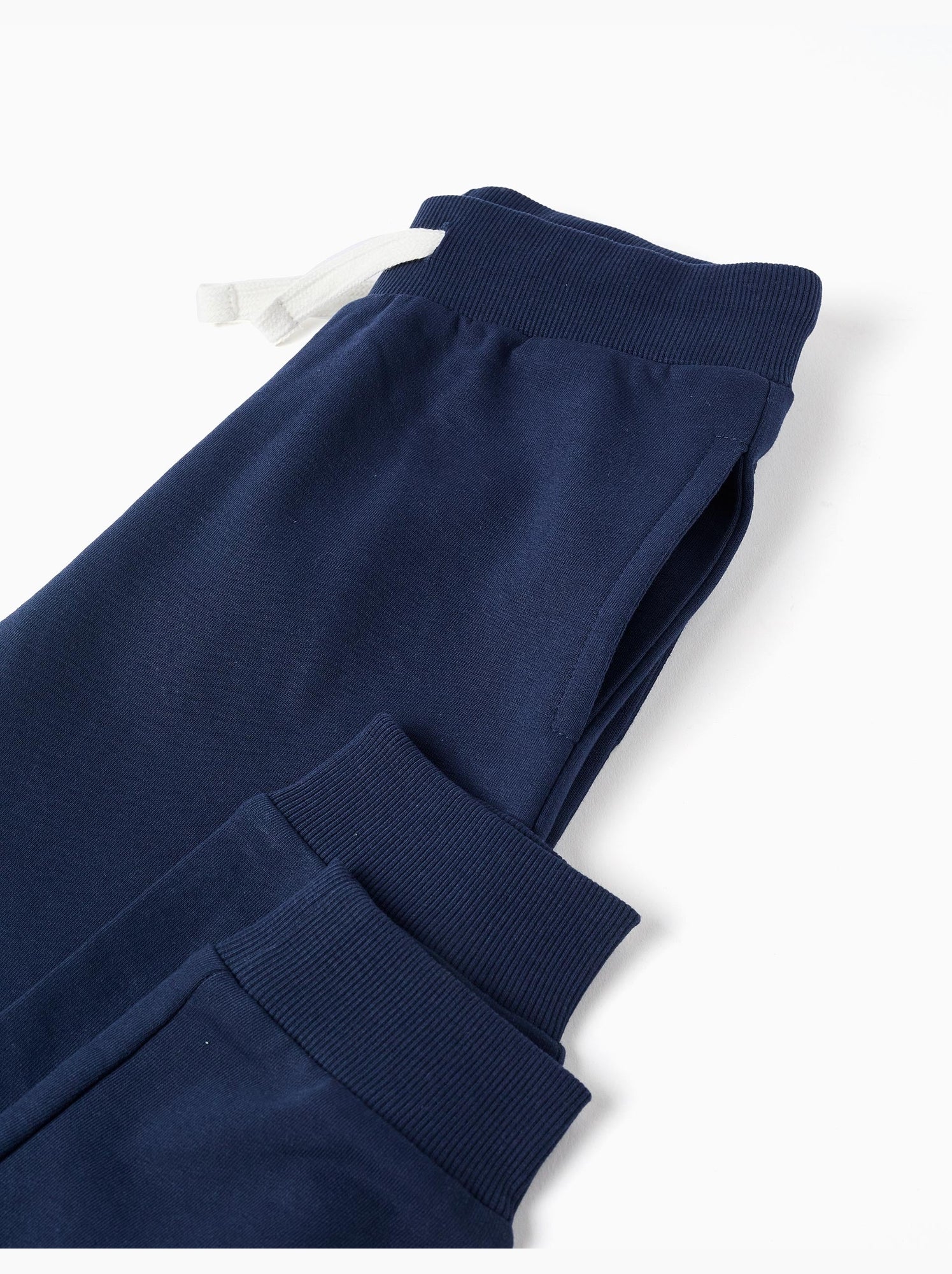 Pantalon de jogging en coton - Bleu foncé