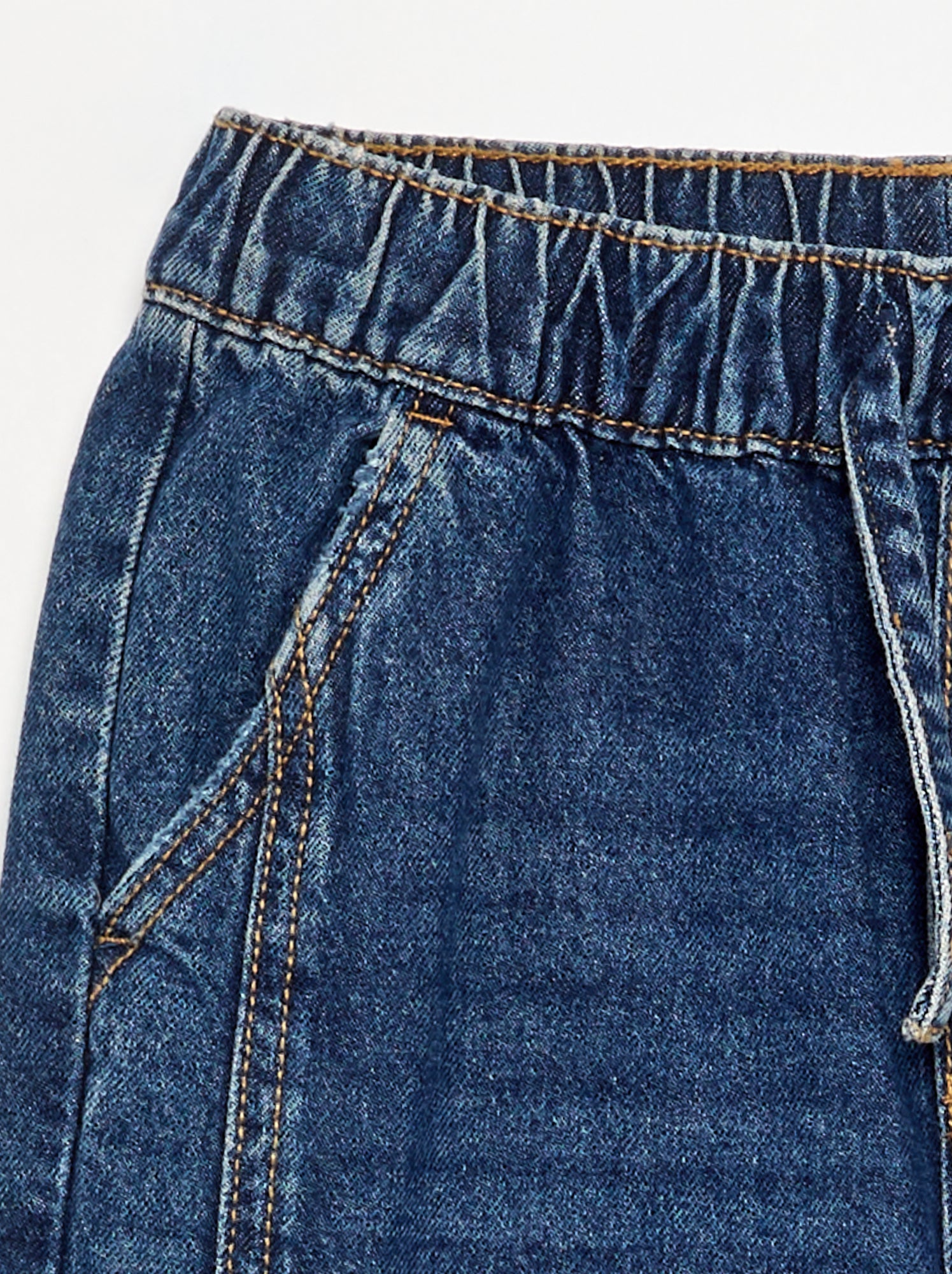 Pantalon de jogging en denim - Bleu