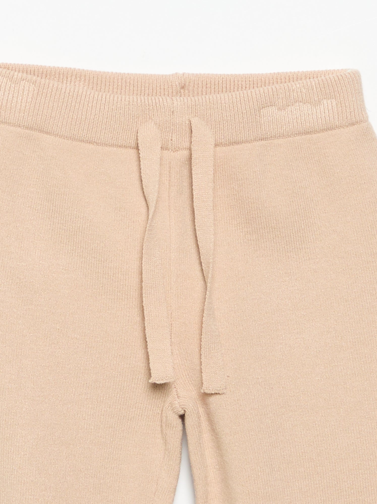 Pantalon de jogging en maille compacte - Beige