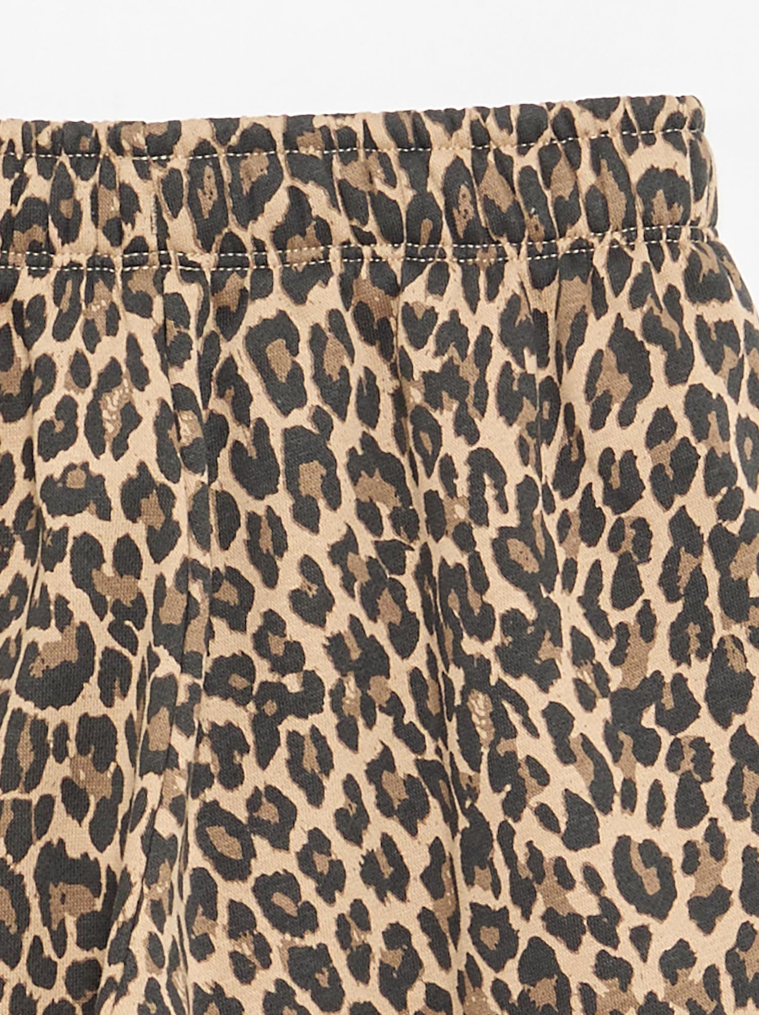 Pantalon de jogging en molleton gratté - Beige (DVS42_9)
