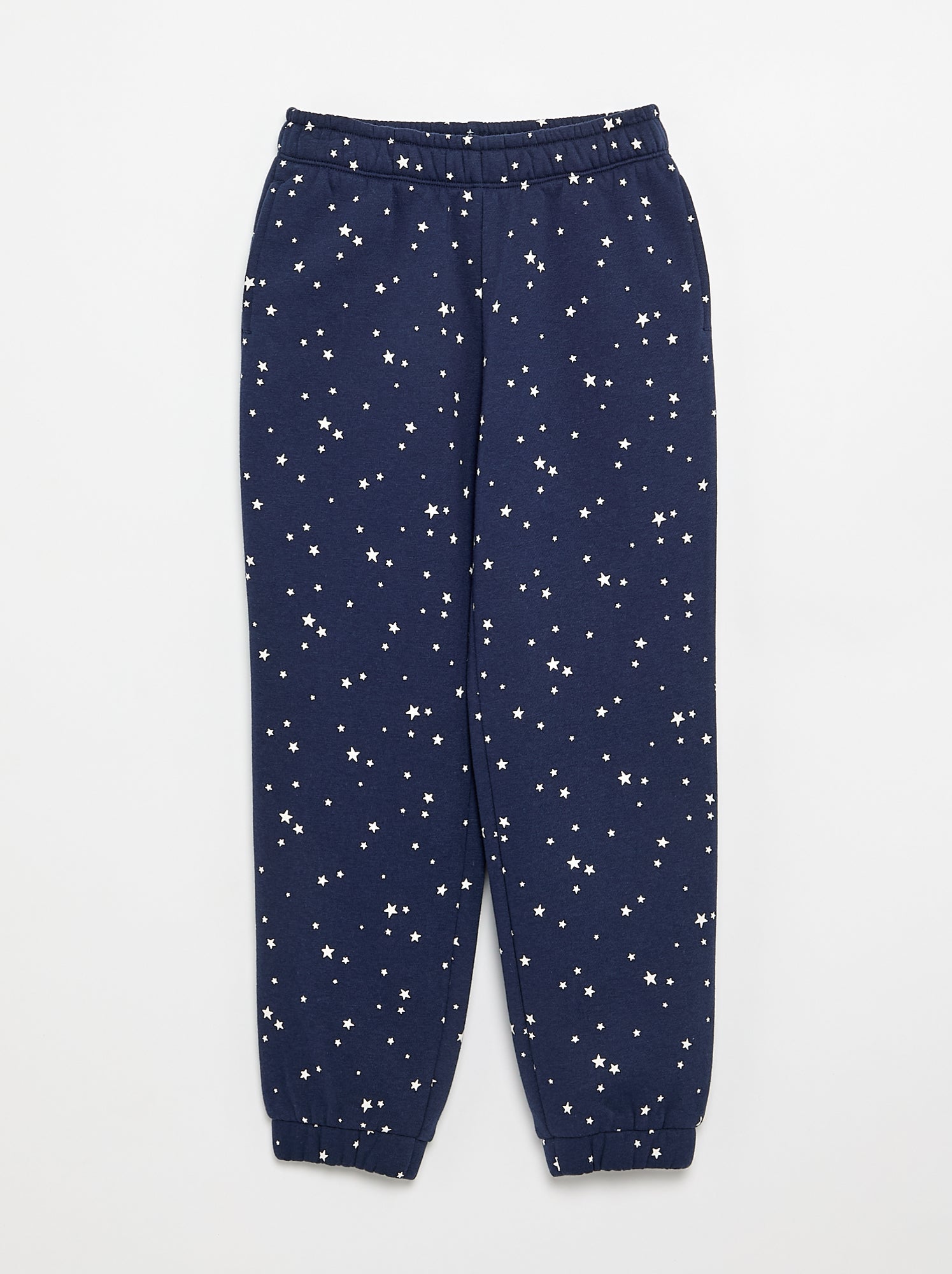 Pantalon de jogging en molleton gratté - Bleu