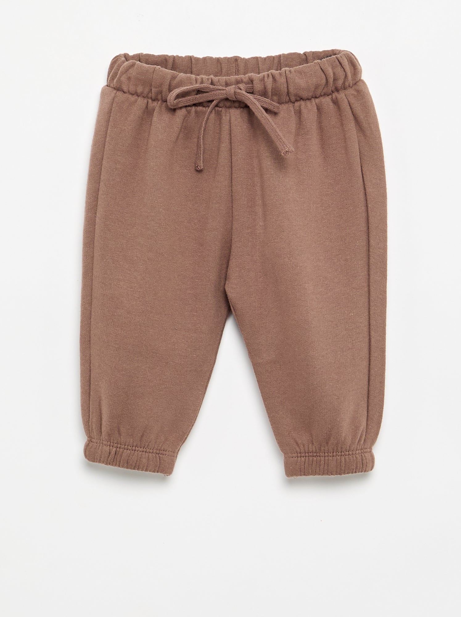 Pantalon de jogging en polaire - Marron