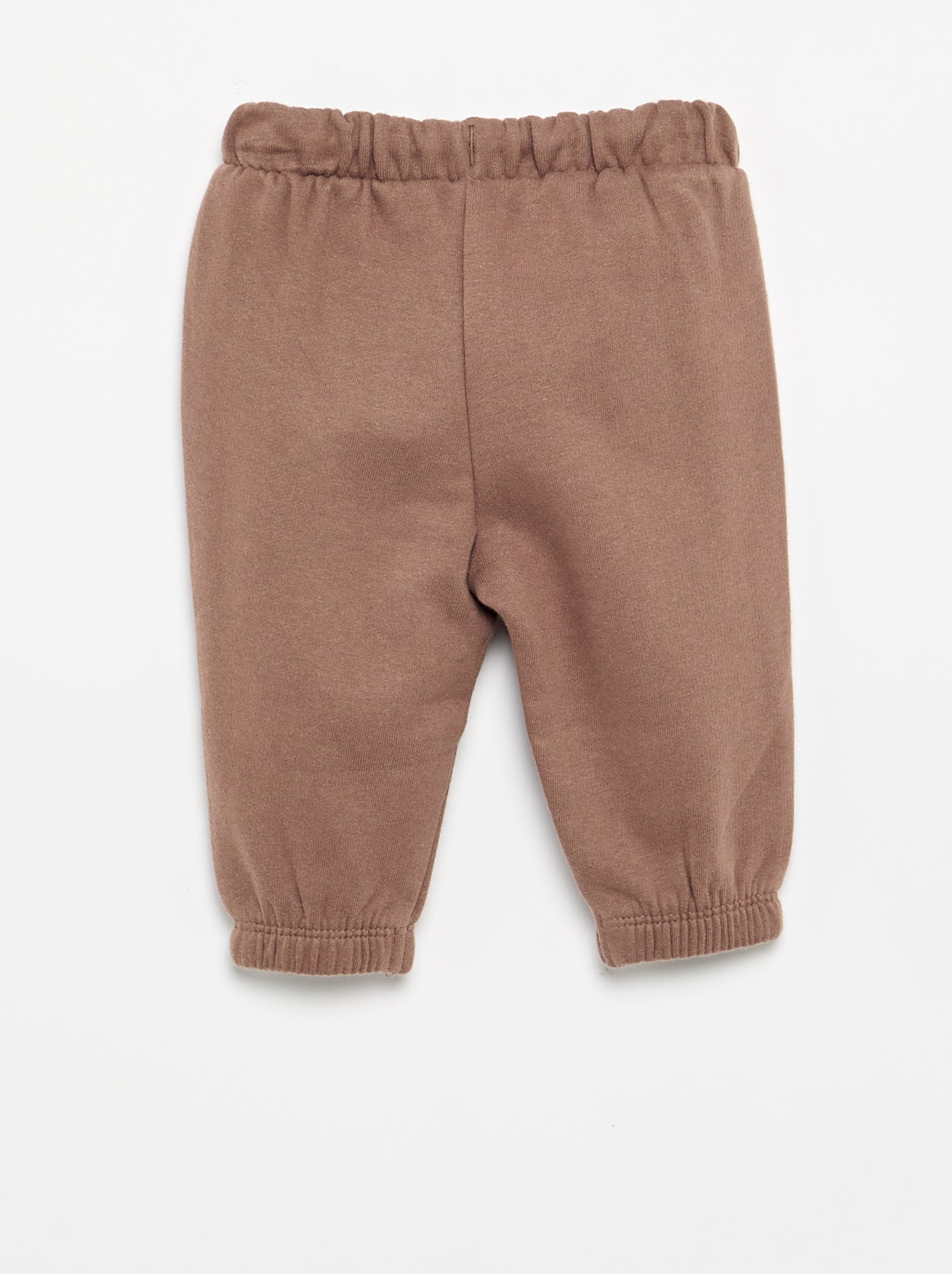 Pantalon de jogging en polaire - Marron