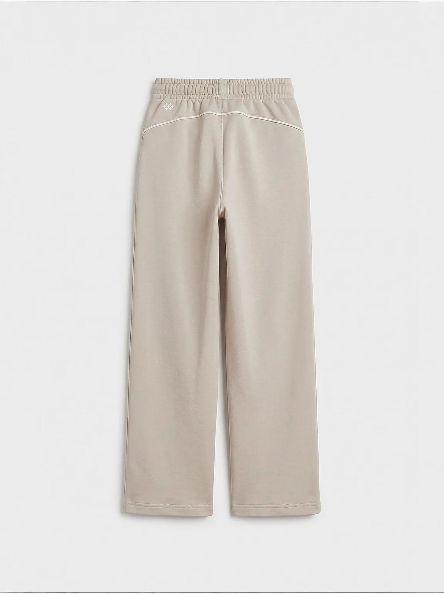 Pantalon de jogging jeunesse à taille élastique jambe large tommy - Beige argile