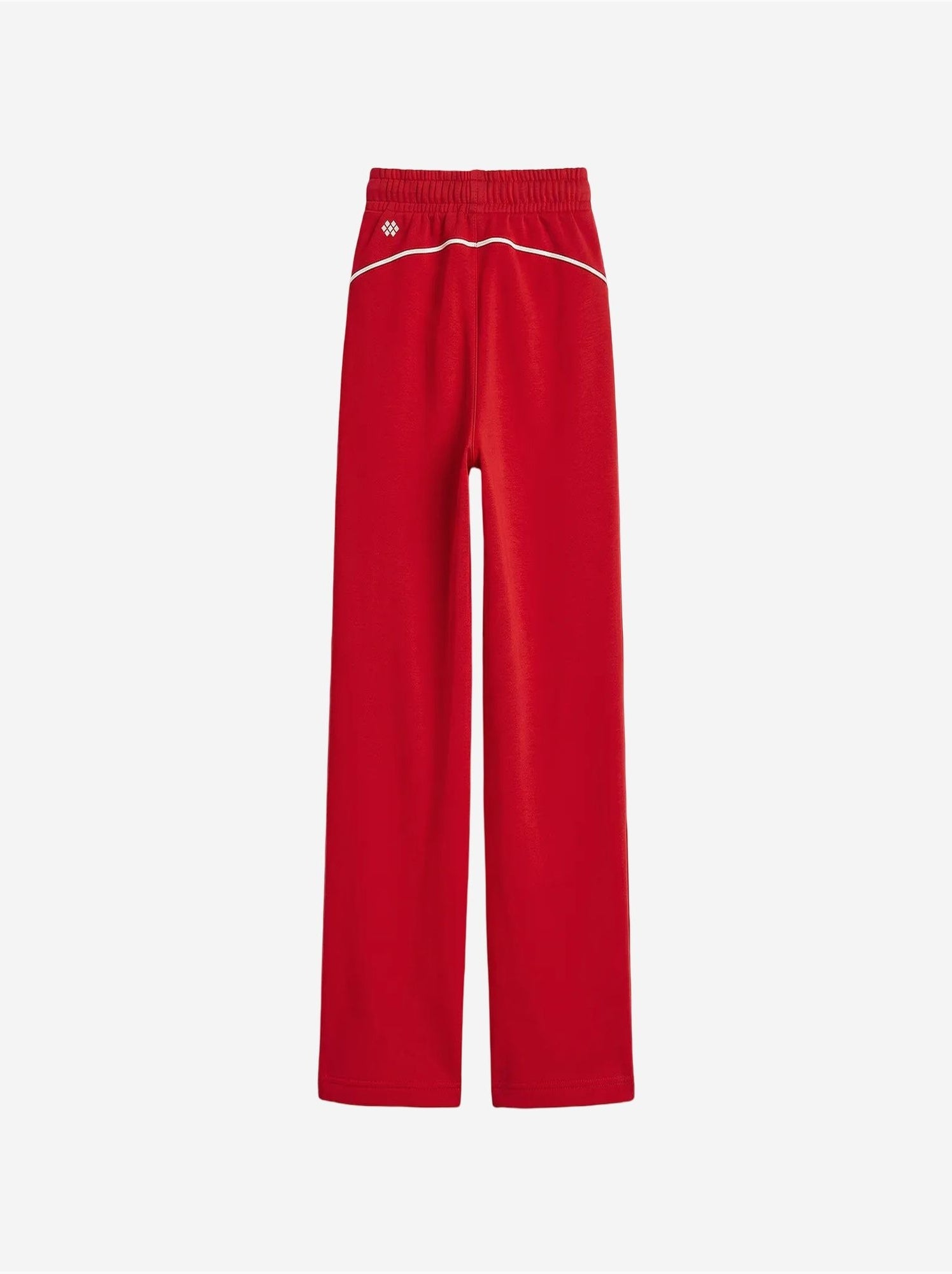Pantalon de jogging jeunesse à taille élastique jambe large tommy - Rouge