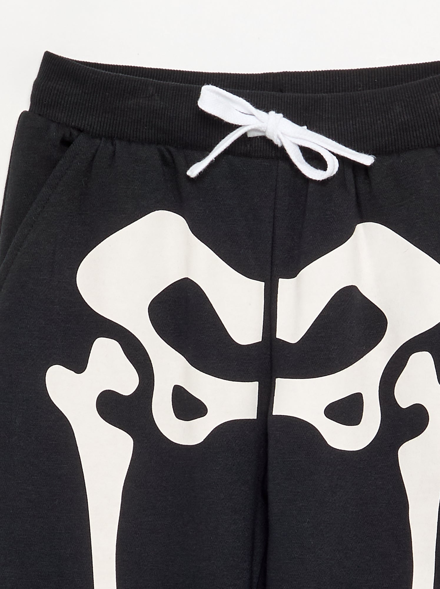 Pantalon de jogging 'squelette' - Noir