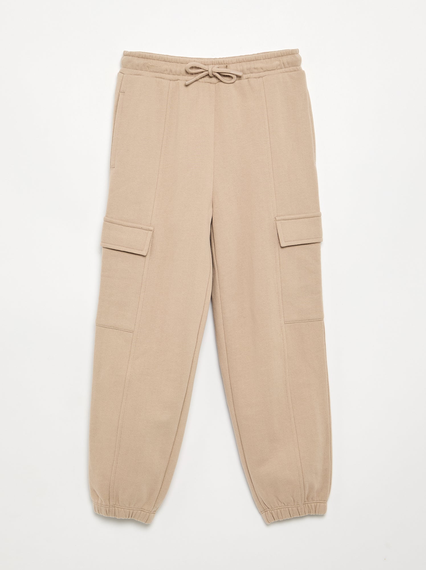 Pantalon de jogging uni - Beige (FYR45_3)