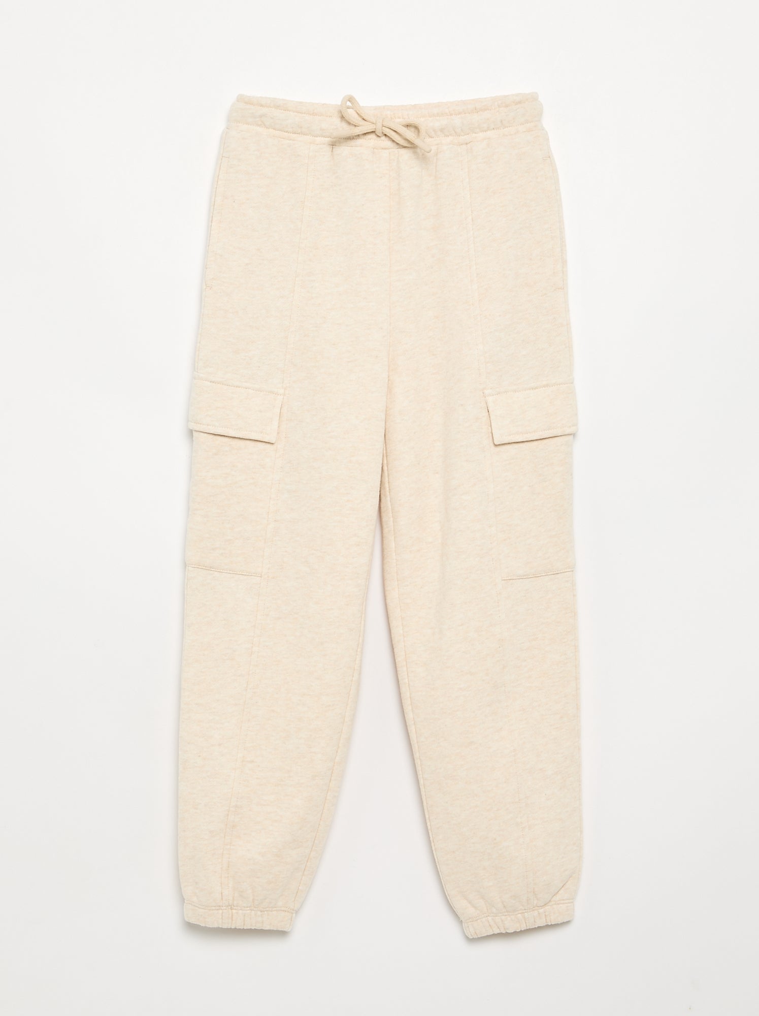 Pantalon de jogging uni - Beige (FYR45_7)