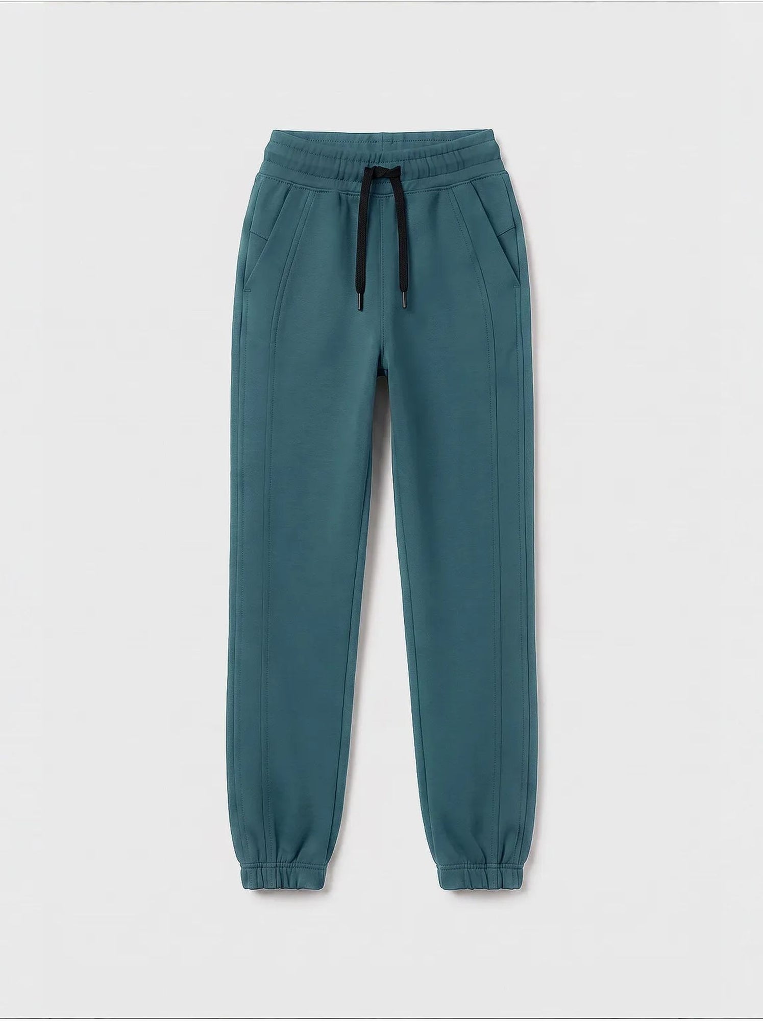 Pantalon de jogging unisexe jeunesse à taille élastique tommy - Bleu canard