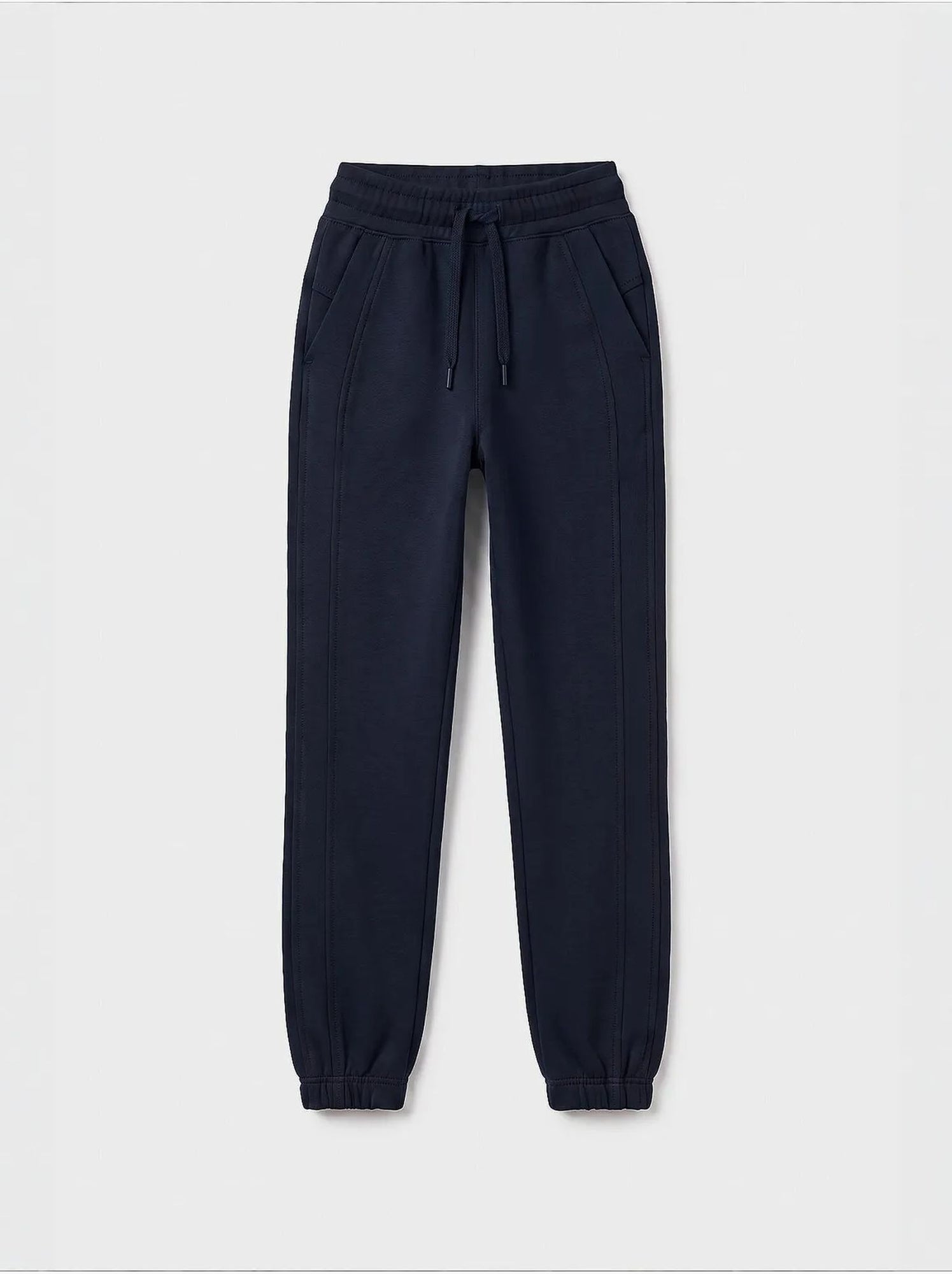 Pantalon de jogging unisexe jeunesse à taille élastique tommy - Bleu marine