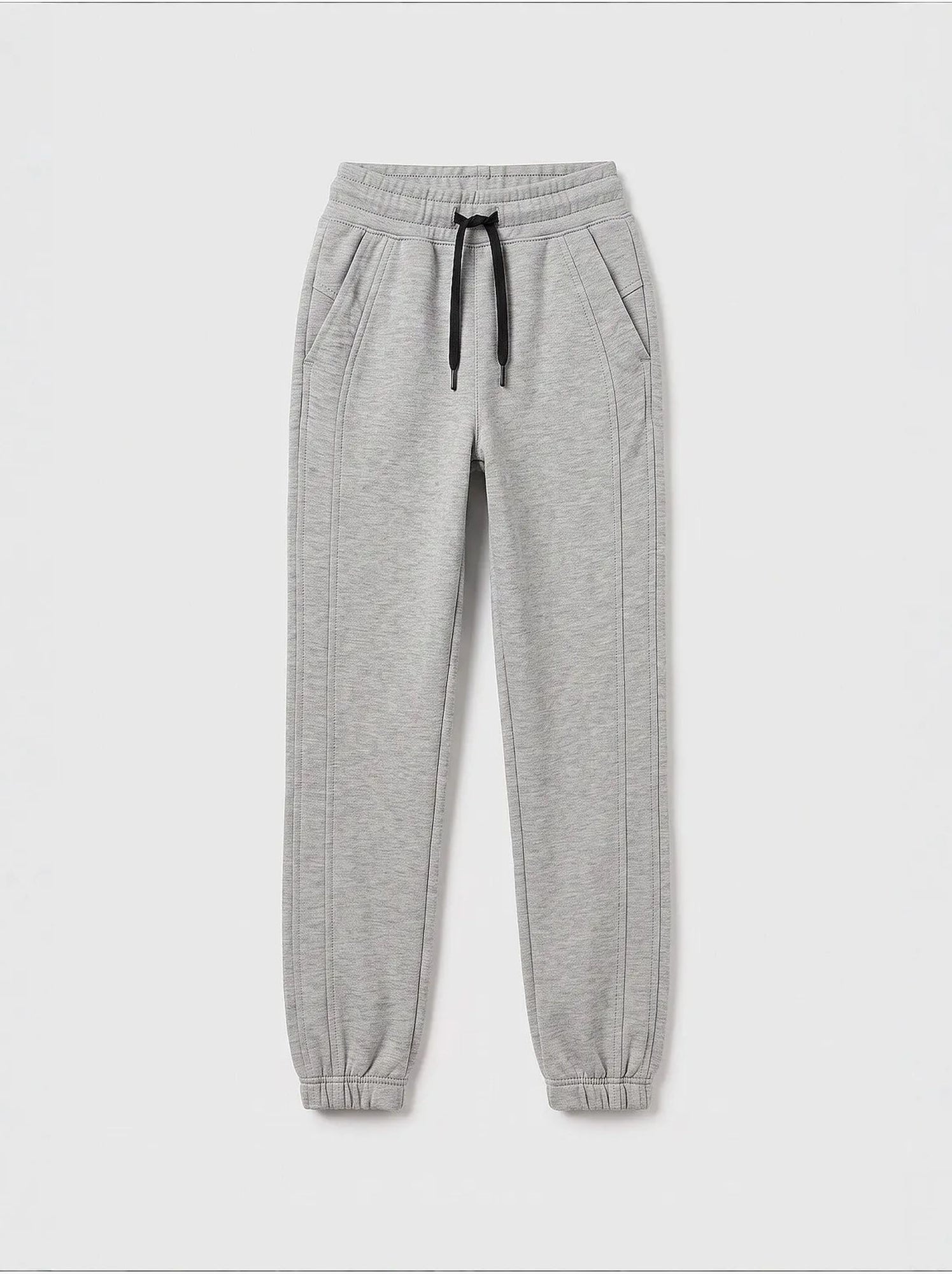 Pantalon de jogging unisexe jeunesse à taille élastique tommy - Gris clair