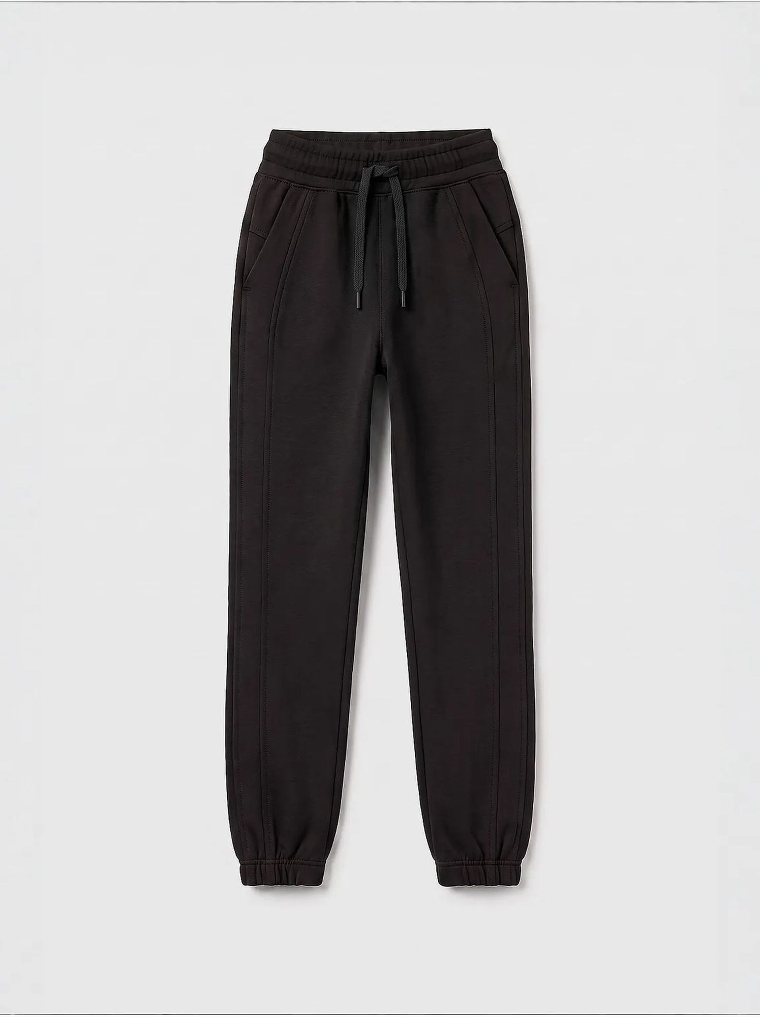Pantalon de jogging unisexe jeunesse à taille élastique tommy - Noir