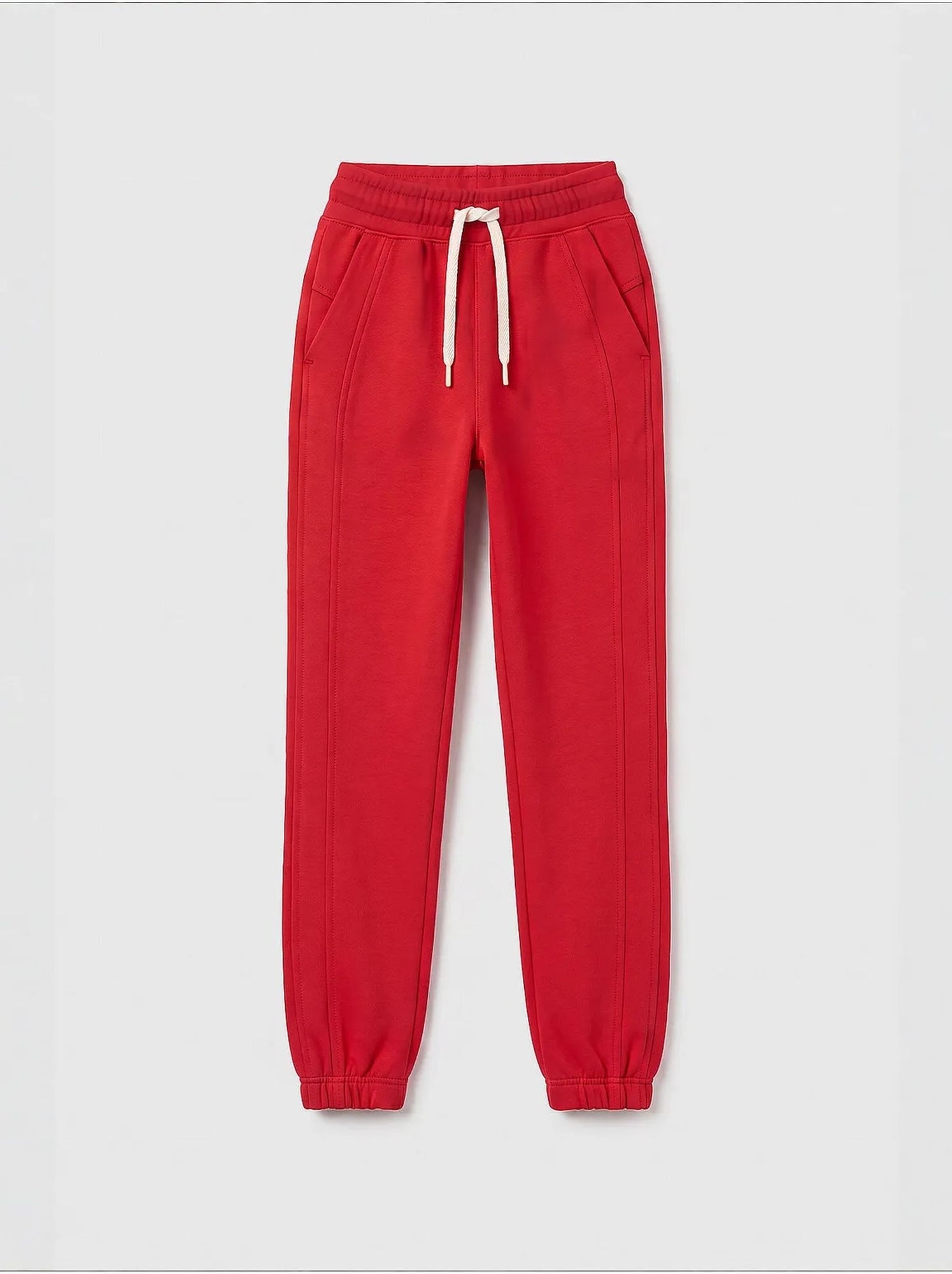 Pantalon de jogging unisexe jeunesse à taille élastique tommy - Rouge