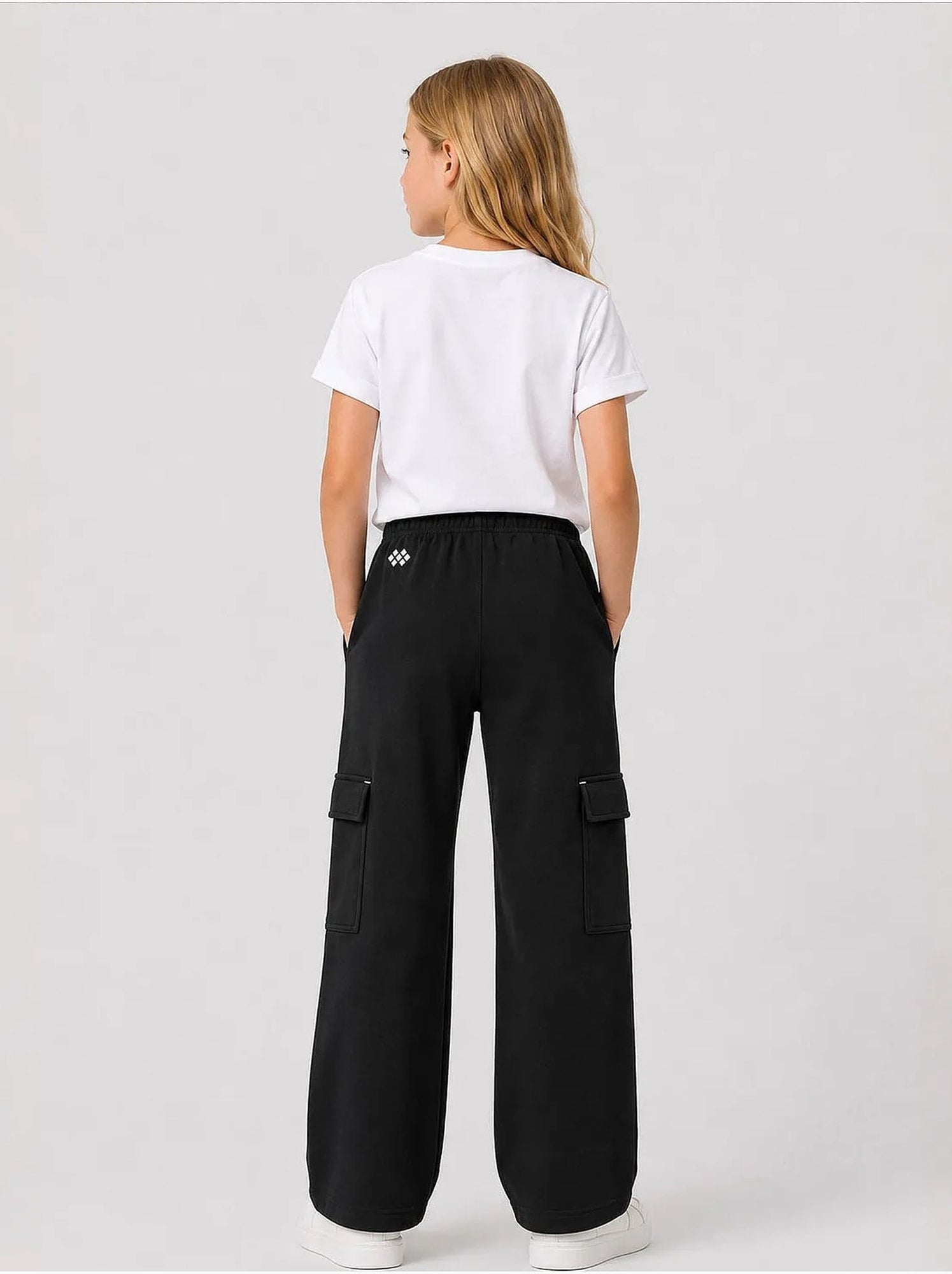 Pantalon de jogging unisexe junior à taille élastique tommy - Noir