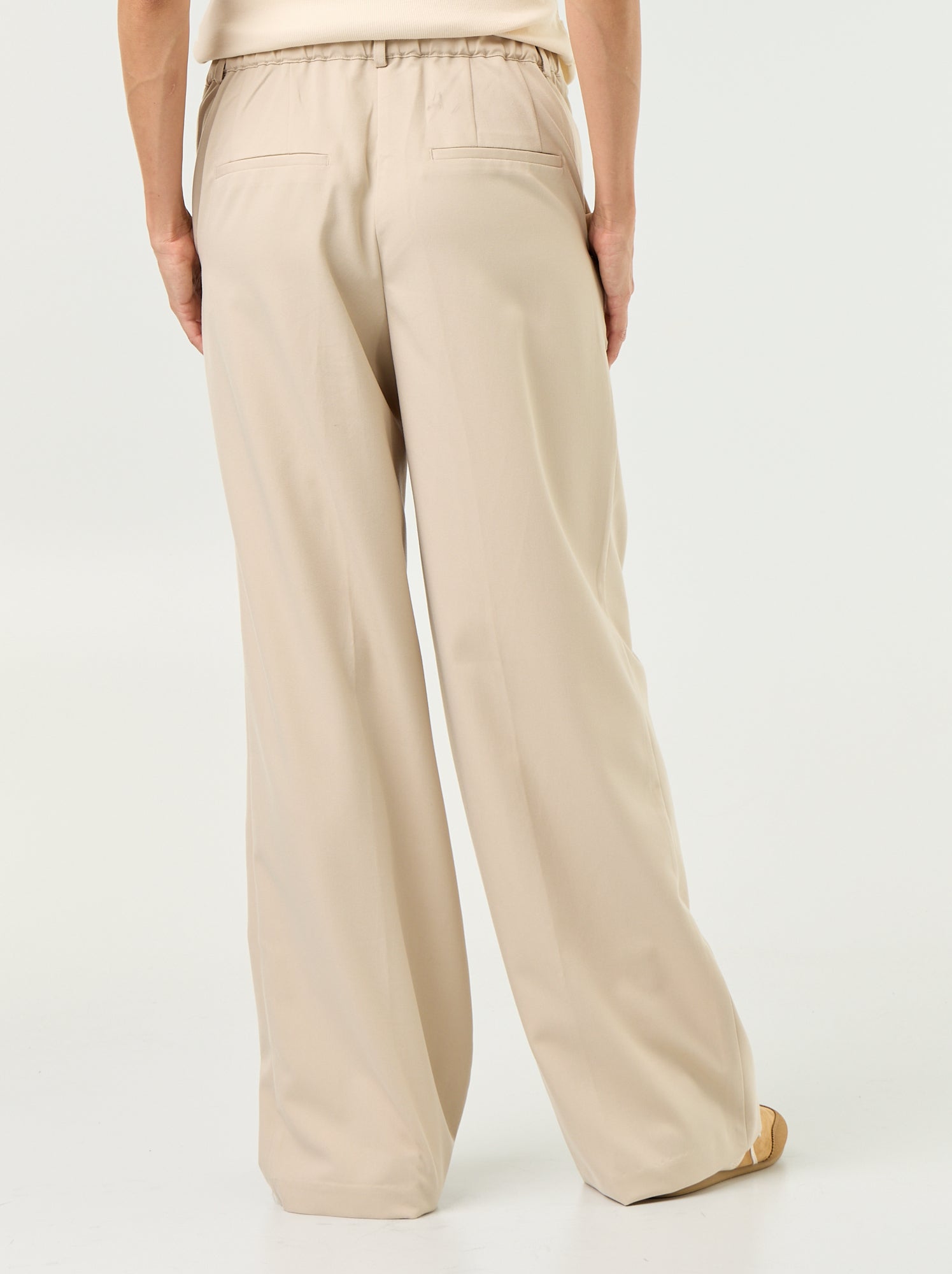 Pantalon de maternité à pinces - Beige