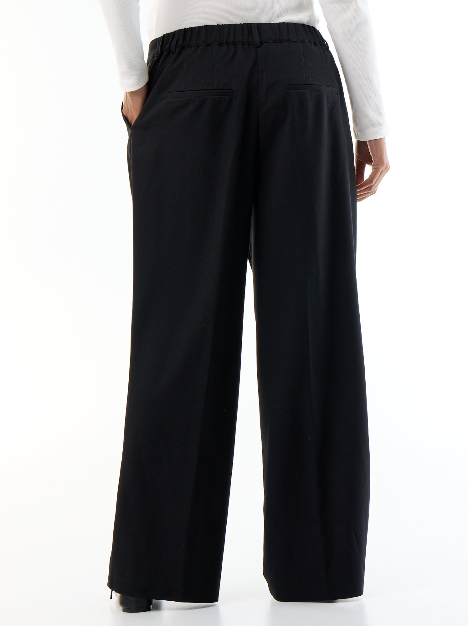 Pantalon de maternité à pinces - Noir