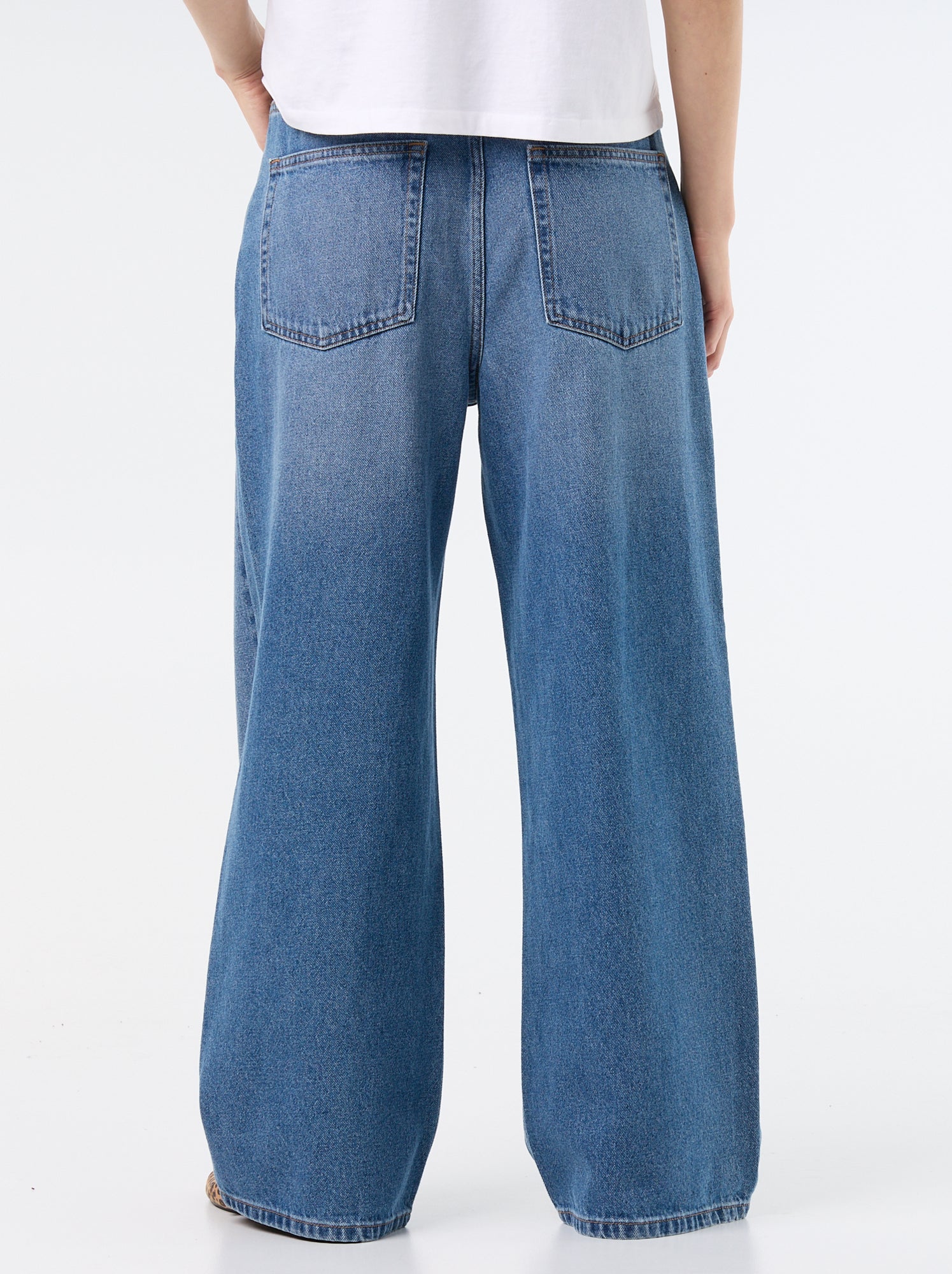 Pantalon denim baggy - Bleu (FXC69_1)
