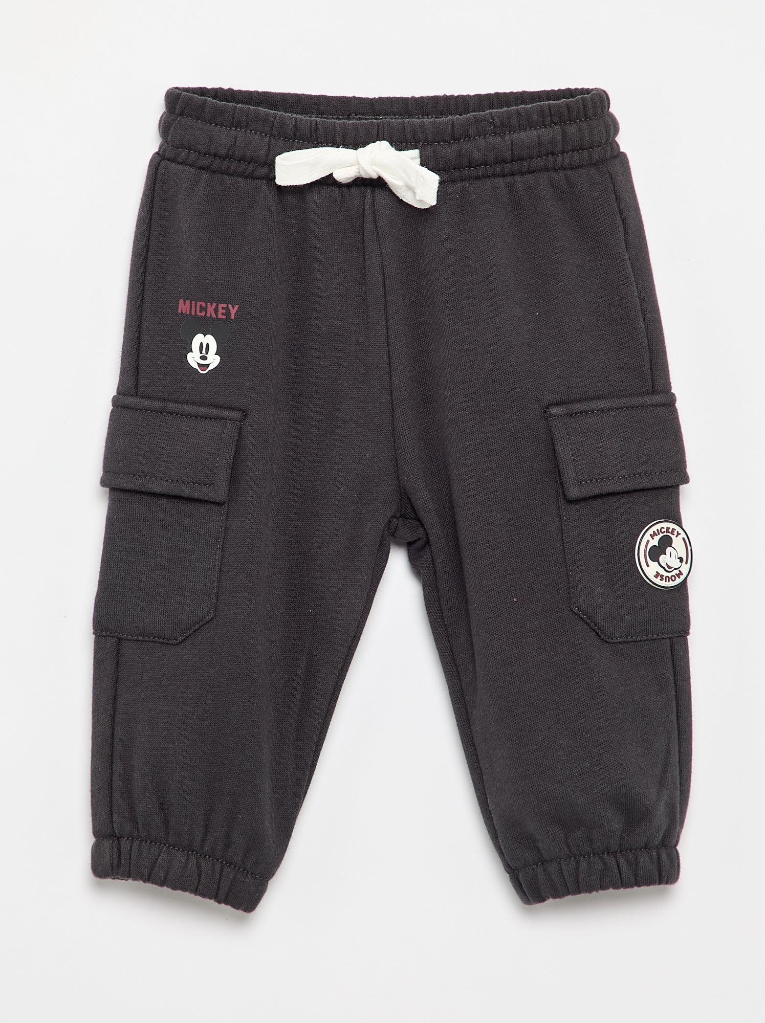 Pantalon 'Disney' avec poches cargo - Gris