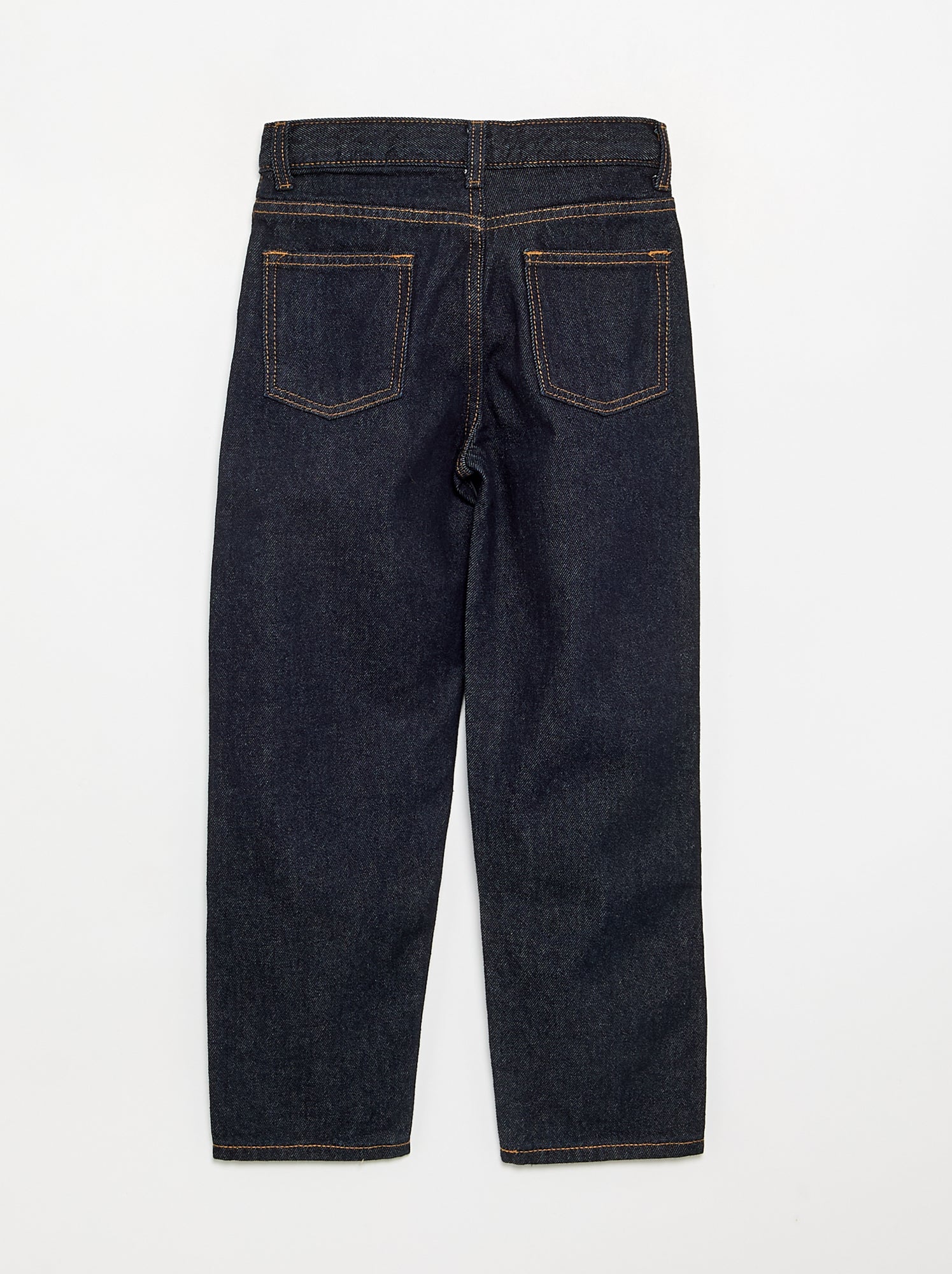 Pantalon droit en denim - Bleu
