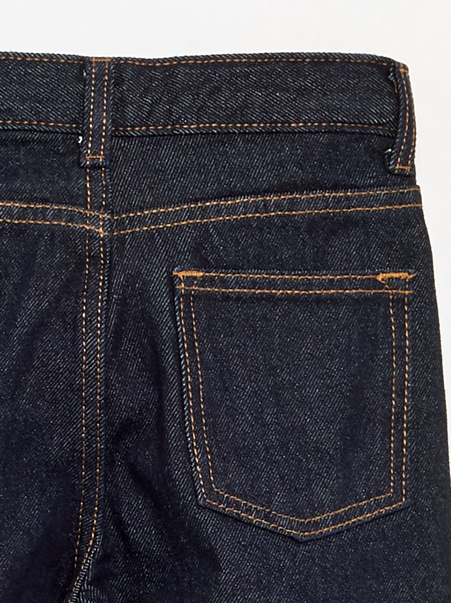 Pantalon droit en denim - Bleu