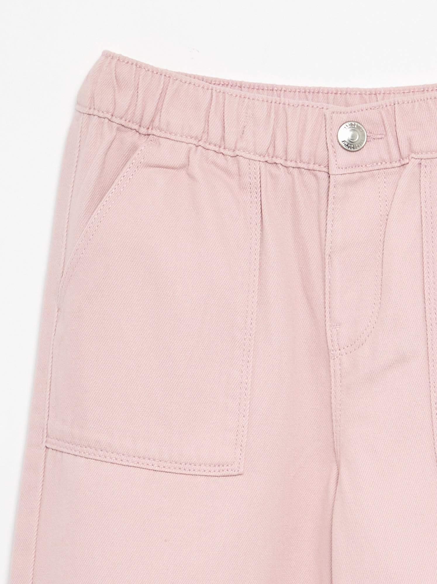 Pantalon en coton - coupe confortable - Violet