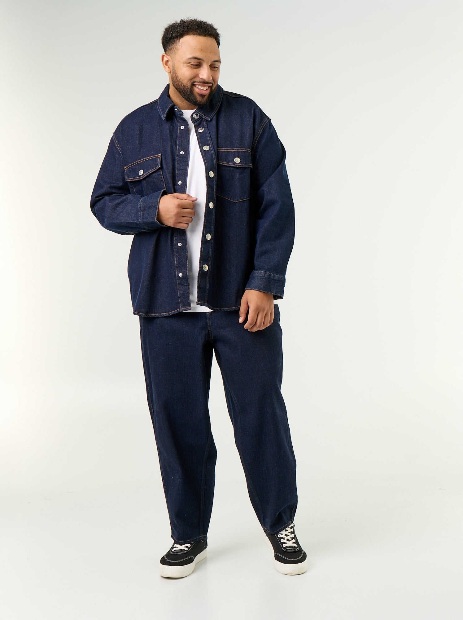 Pantalon en denim - Bleu
