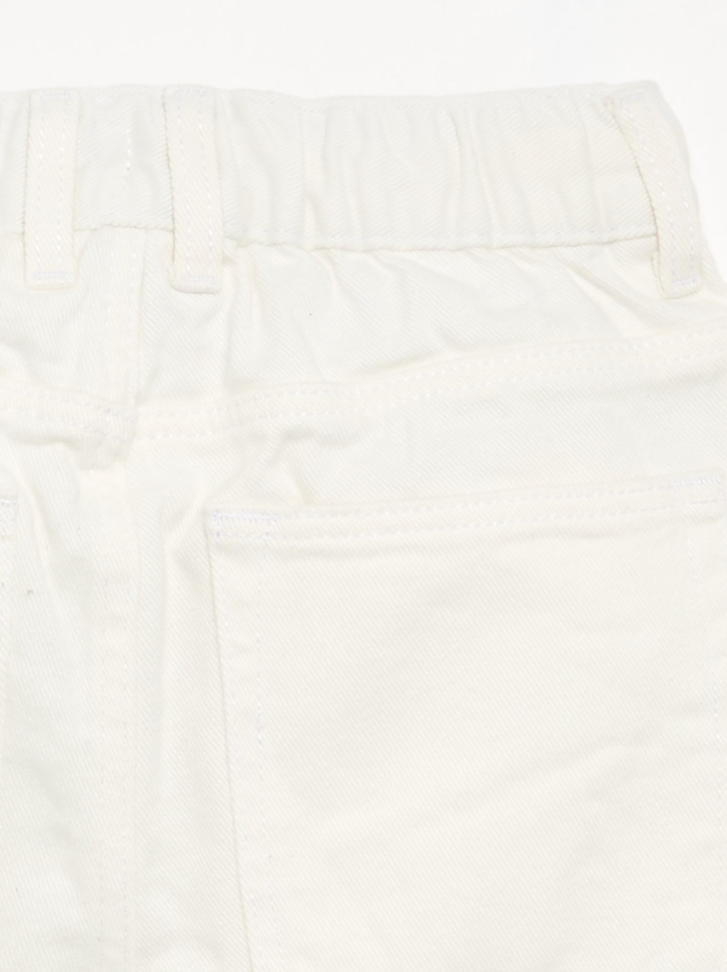 Pantalon en denim forme large - Bleu (GJS85_4)