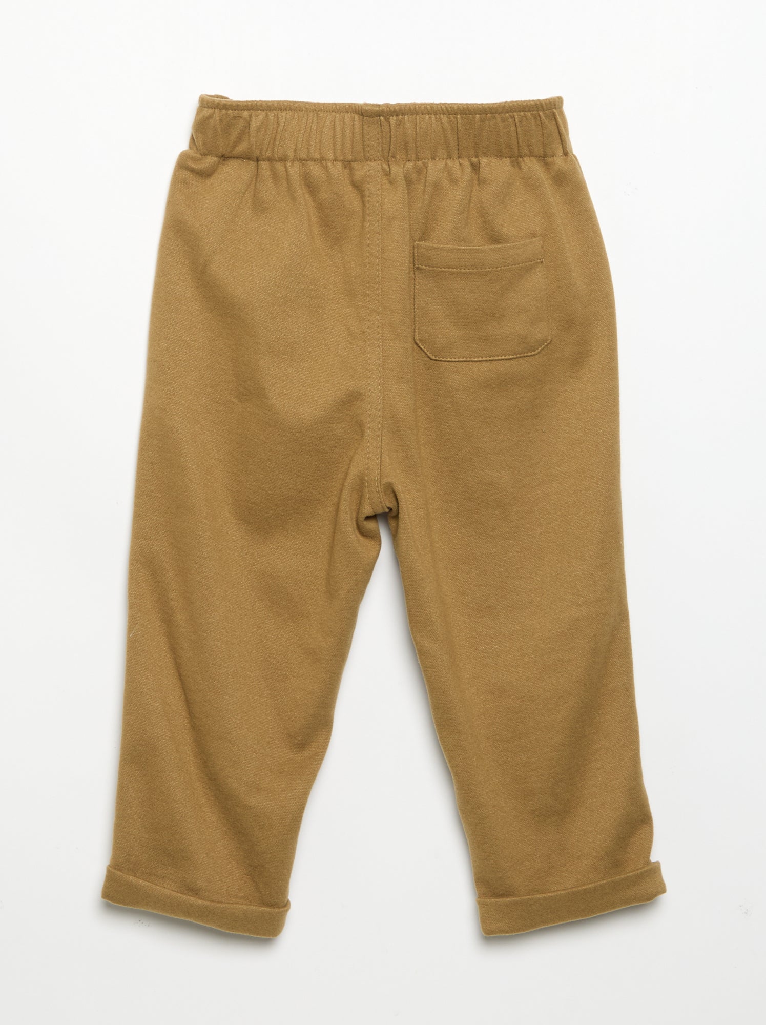 Pantalon en flanelle grattée - Vert