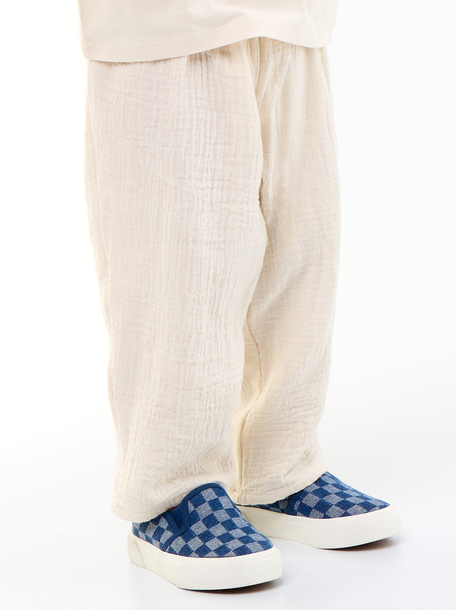 Pantalon en gaze de coton - Blanc