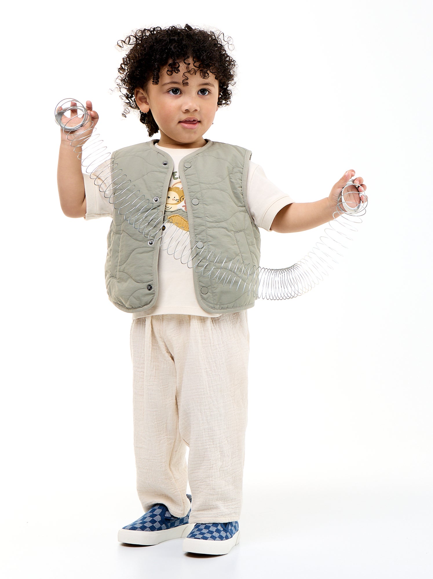 Pantalon en gaze de coton - Blanc