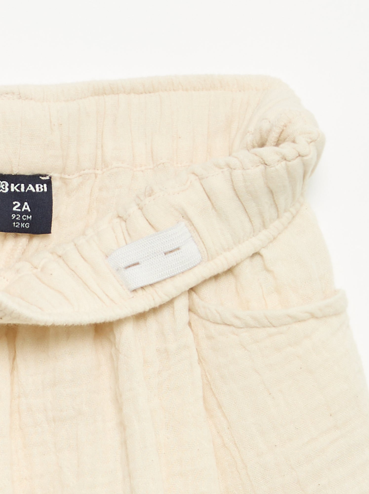Pantalon en gaze de coton - Blanc