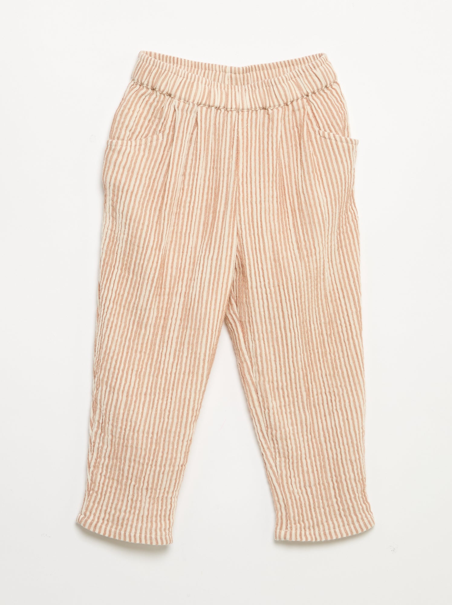 Pantalon en gaze de coton - Marron