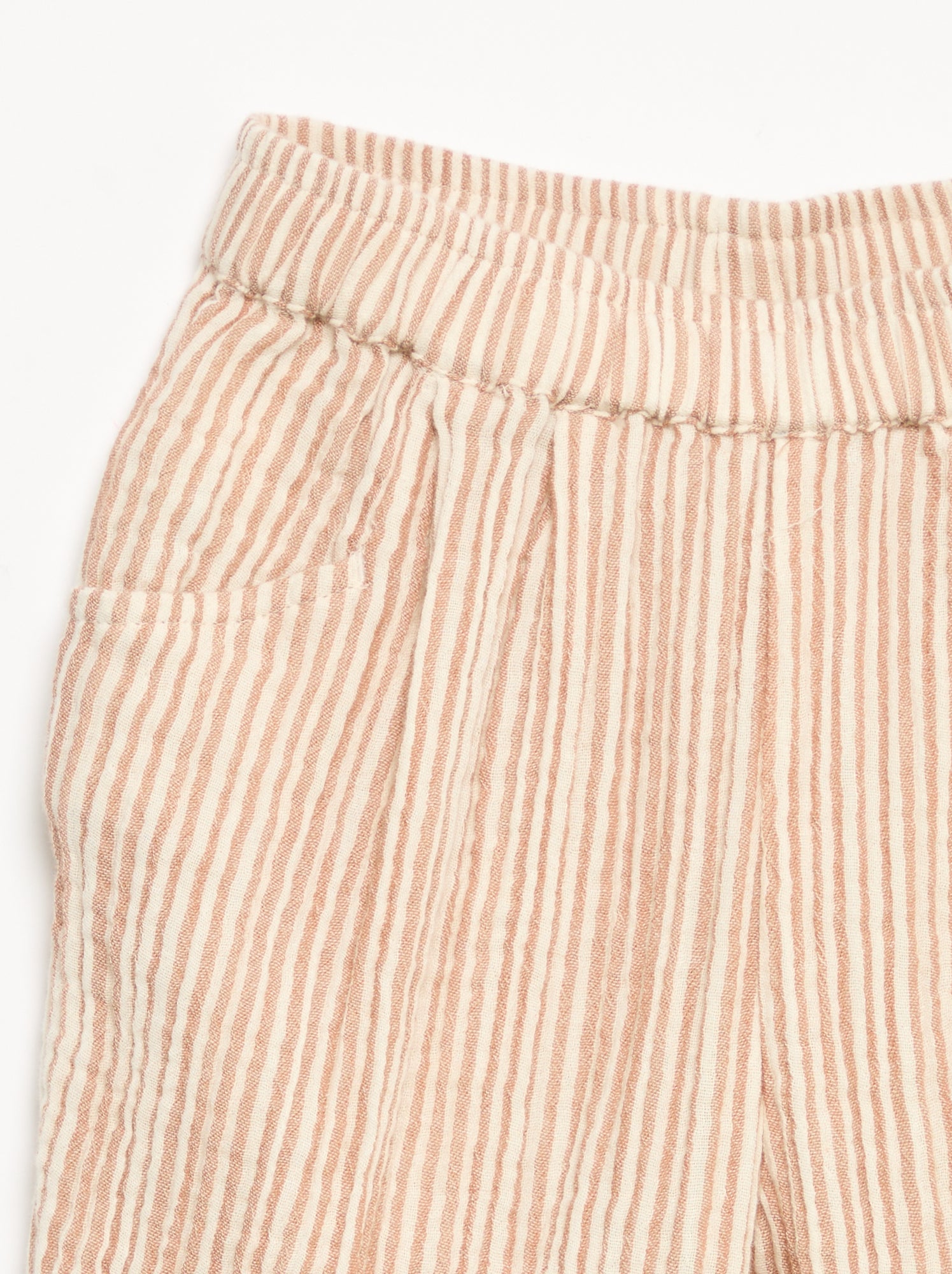 Pantalon en gaze de coton - Marron