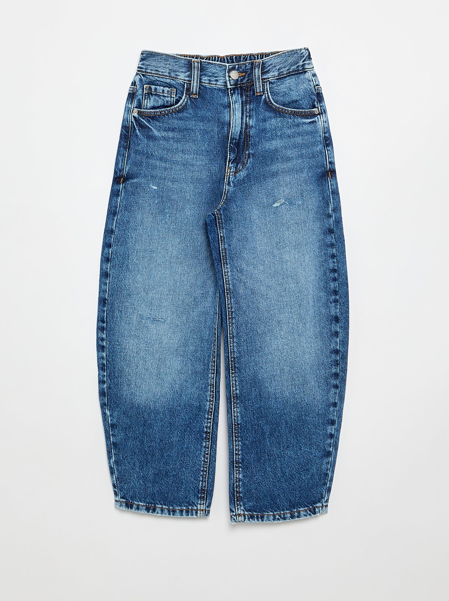 Pantalon en jean large - Bleu (GDN42_2)