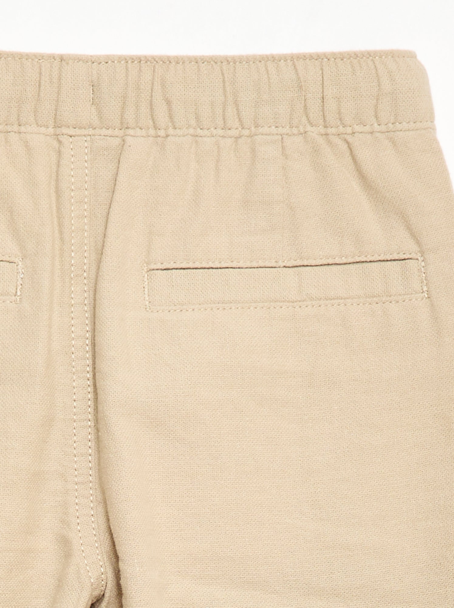Pantalon en lin mélangé - Beige