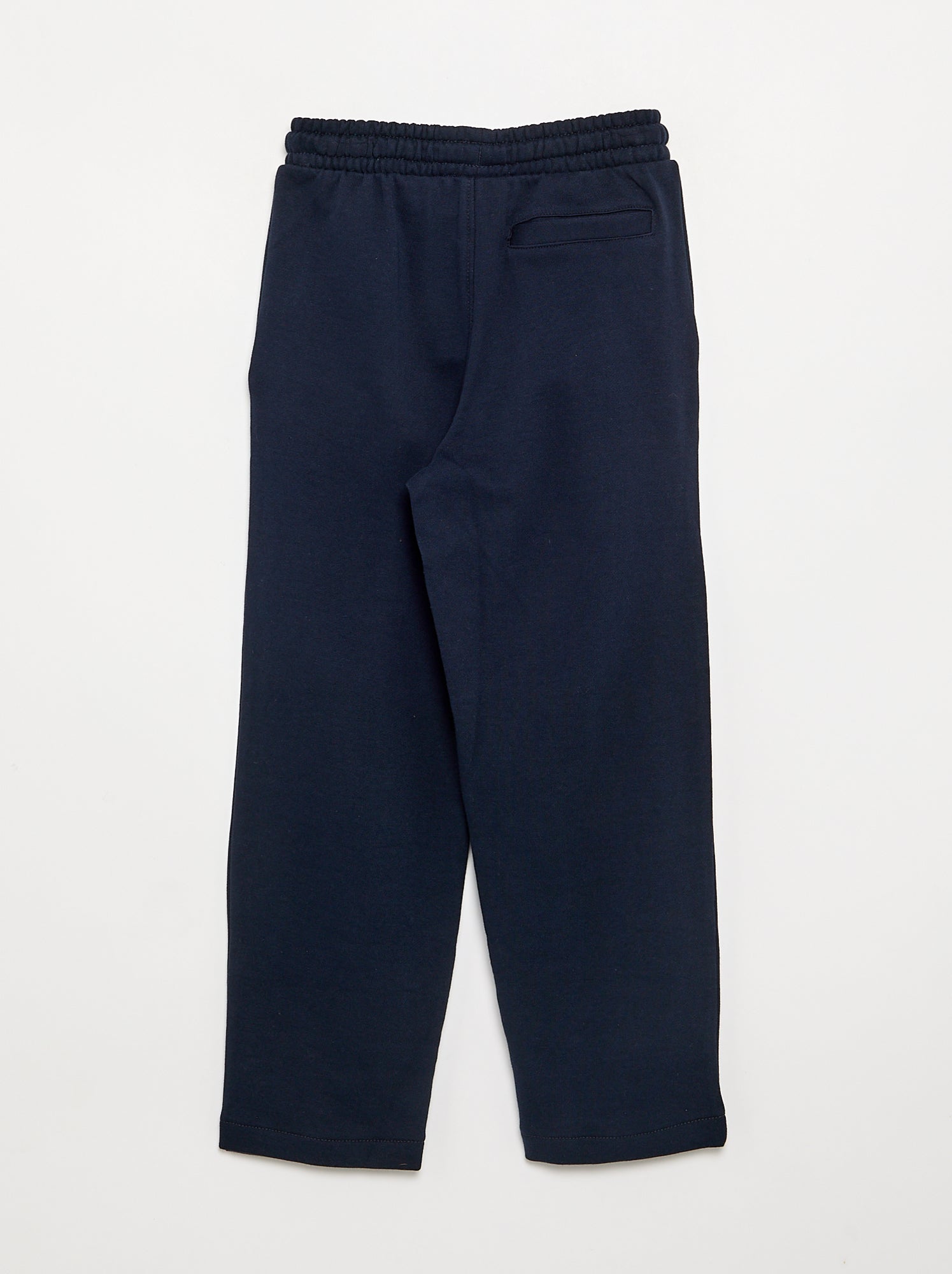 Pantalon en molleton - coupe ajustée - Bleu