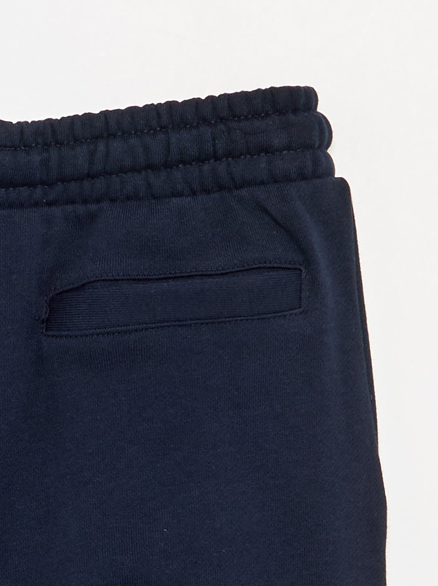 Pantalon en molleton - coupe ajustée - Bleu