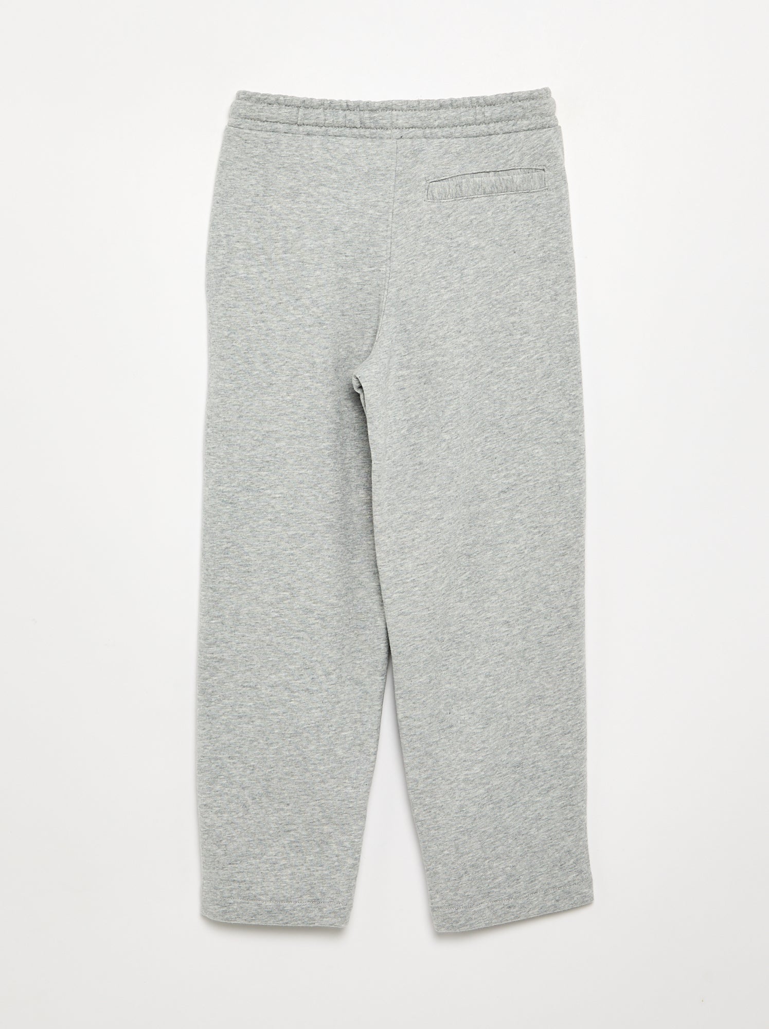 Pantalon en molleton - coupe ajustée - Gris