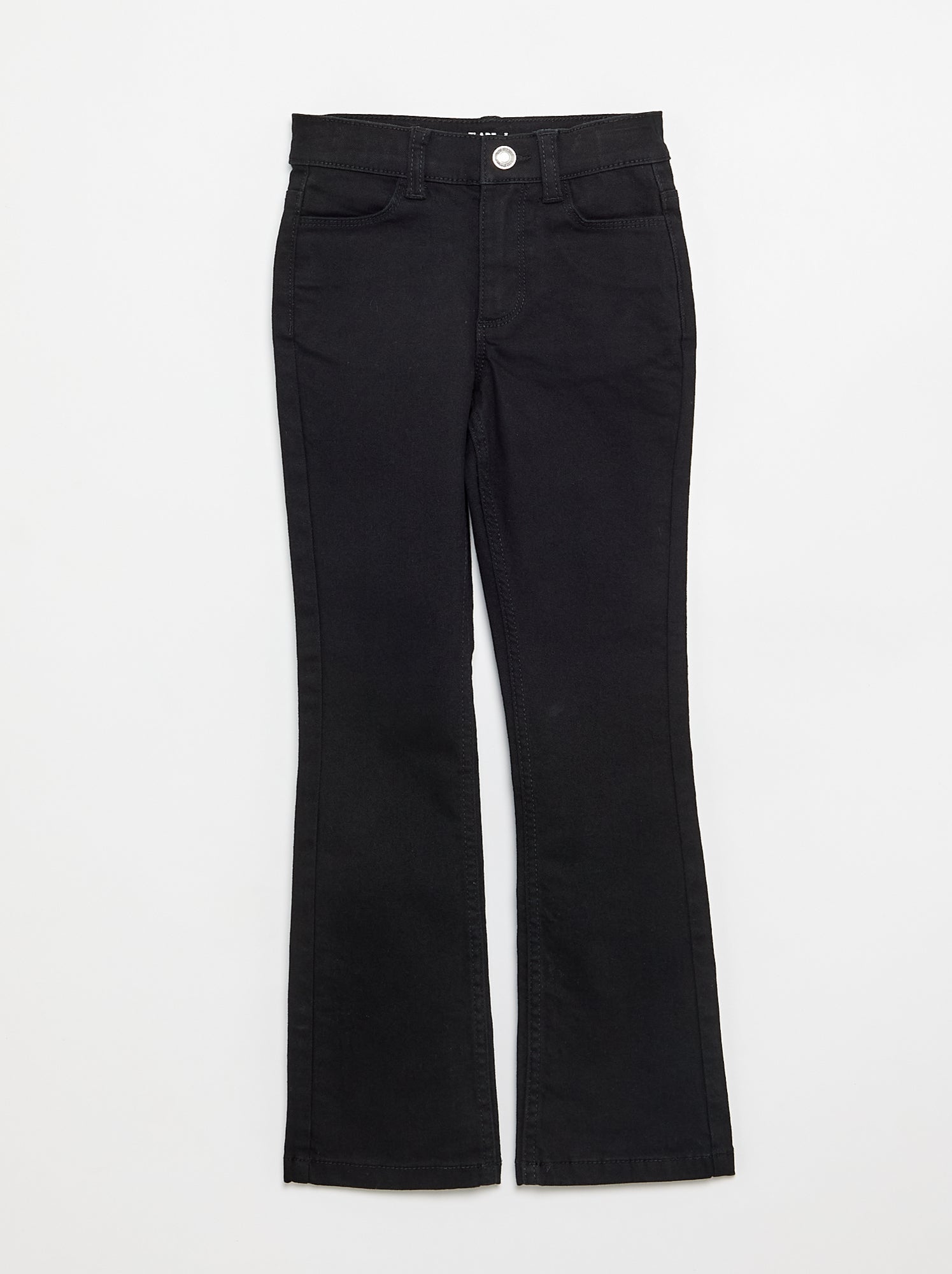 Pantalon en twill - coupe ajustée - Noir