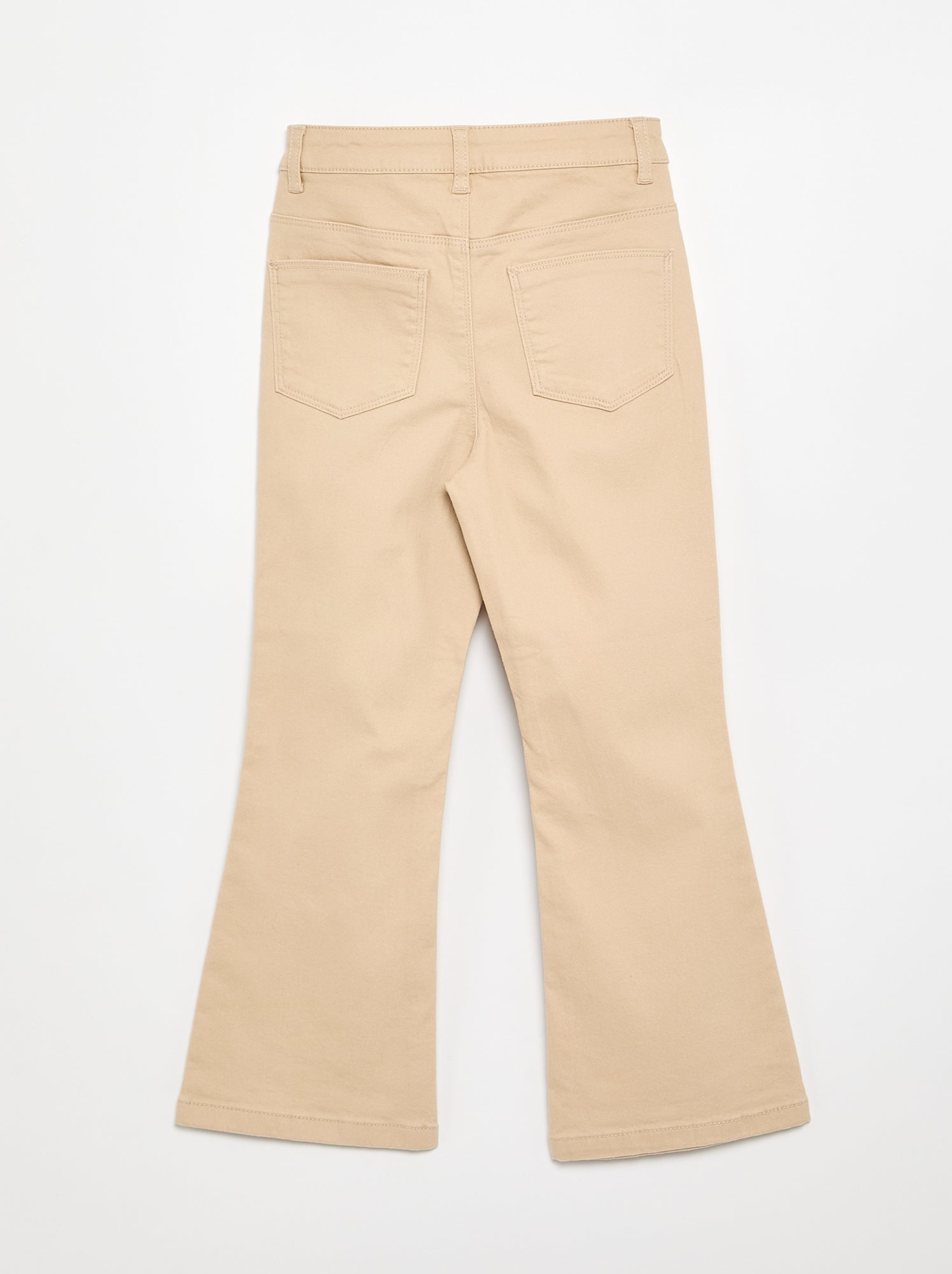 Pantalon en twill - coupe confortable - Beige