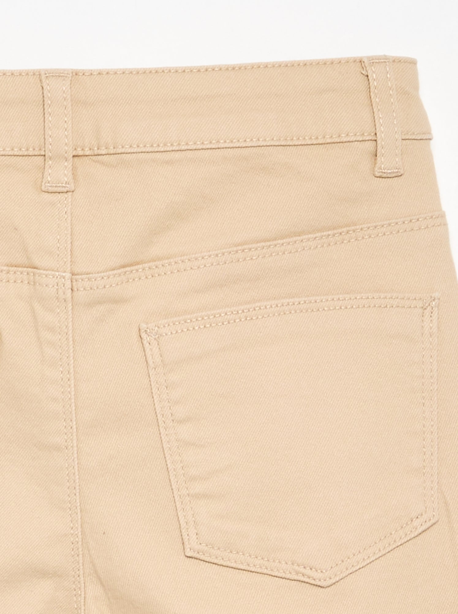 Pantalon en twill - coupe confortable - Beige