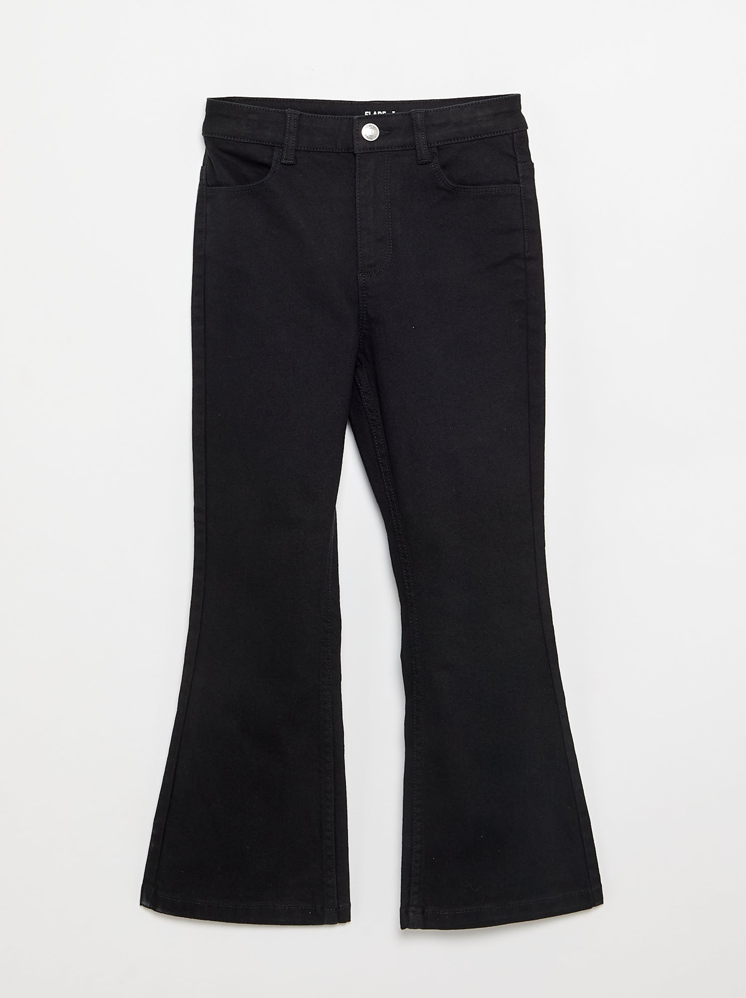 Pantalon en twill - coupe confortable - Noir