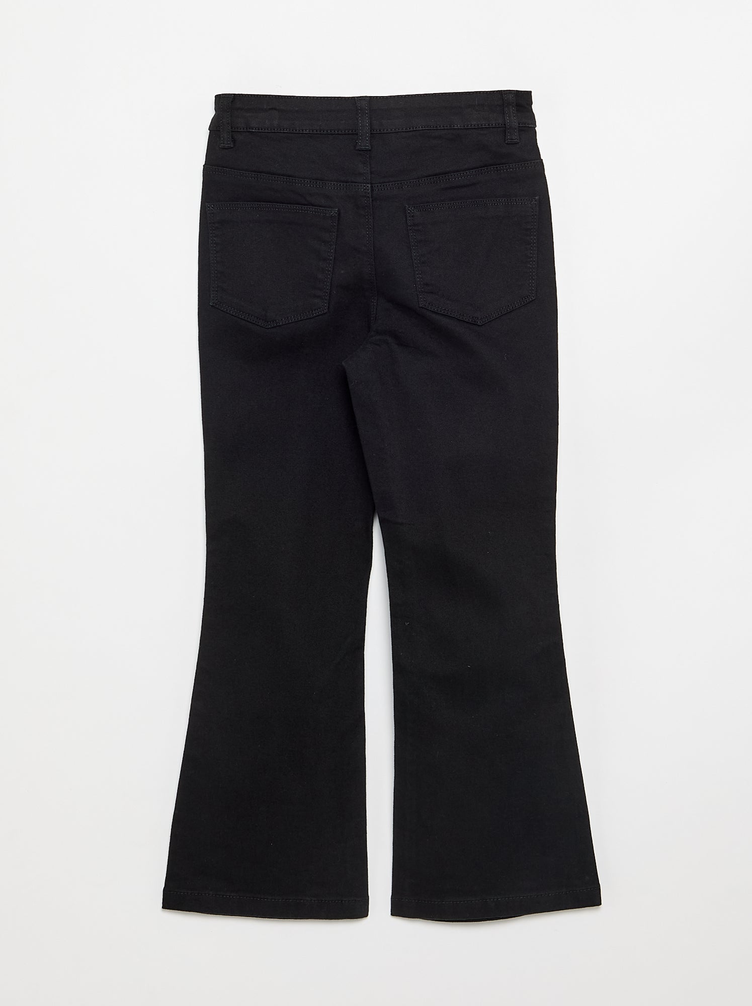 Pantalon en twill - coupe confortable - Noir