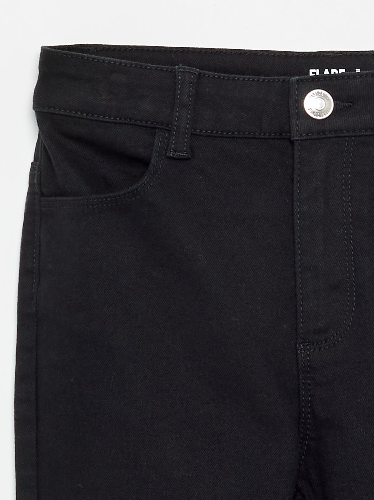 Pantalon en twill - coupe confortable - Noir
