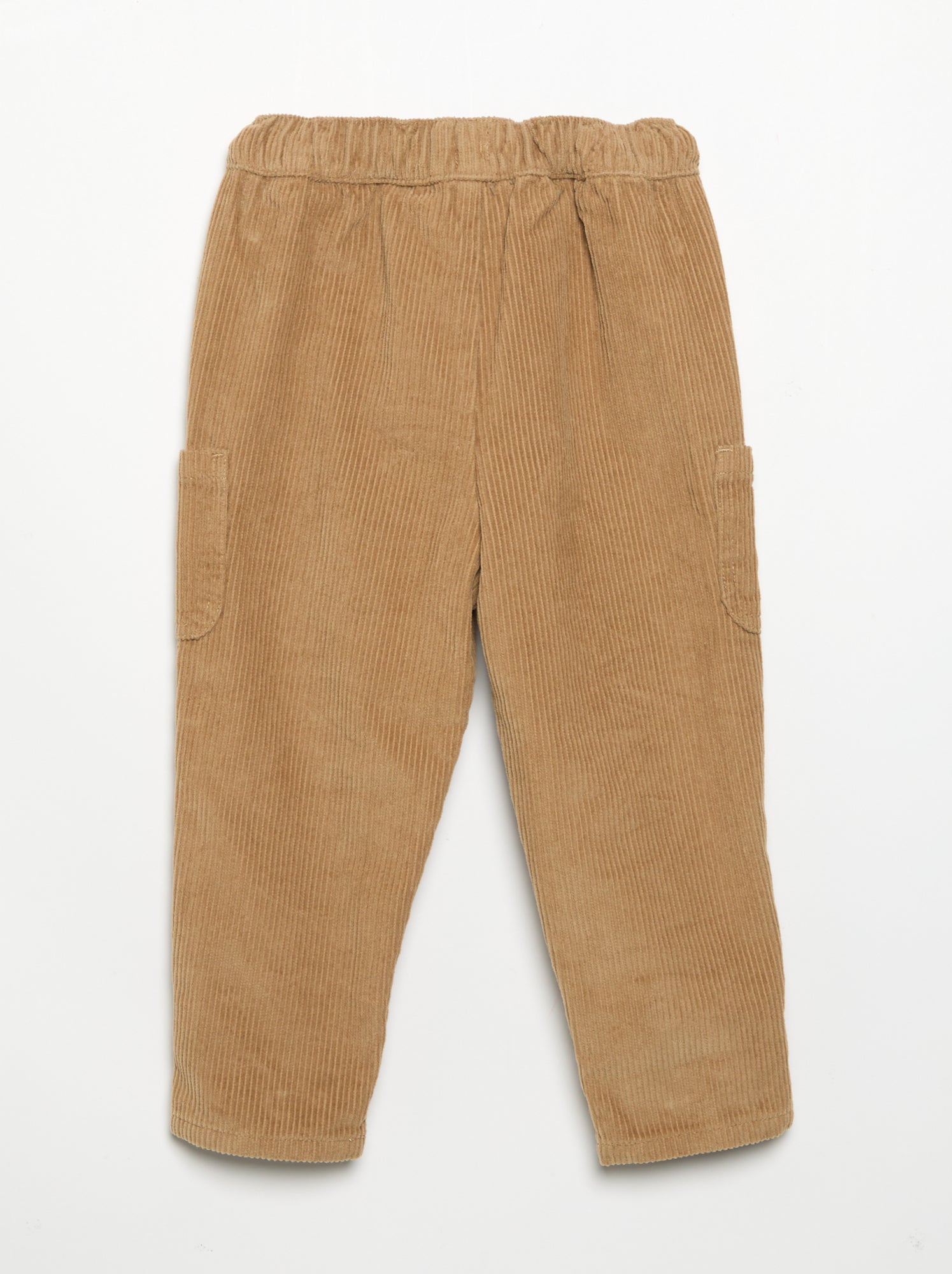 Pantalon en velours côtelé - Beige