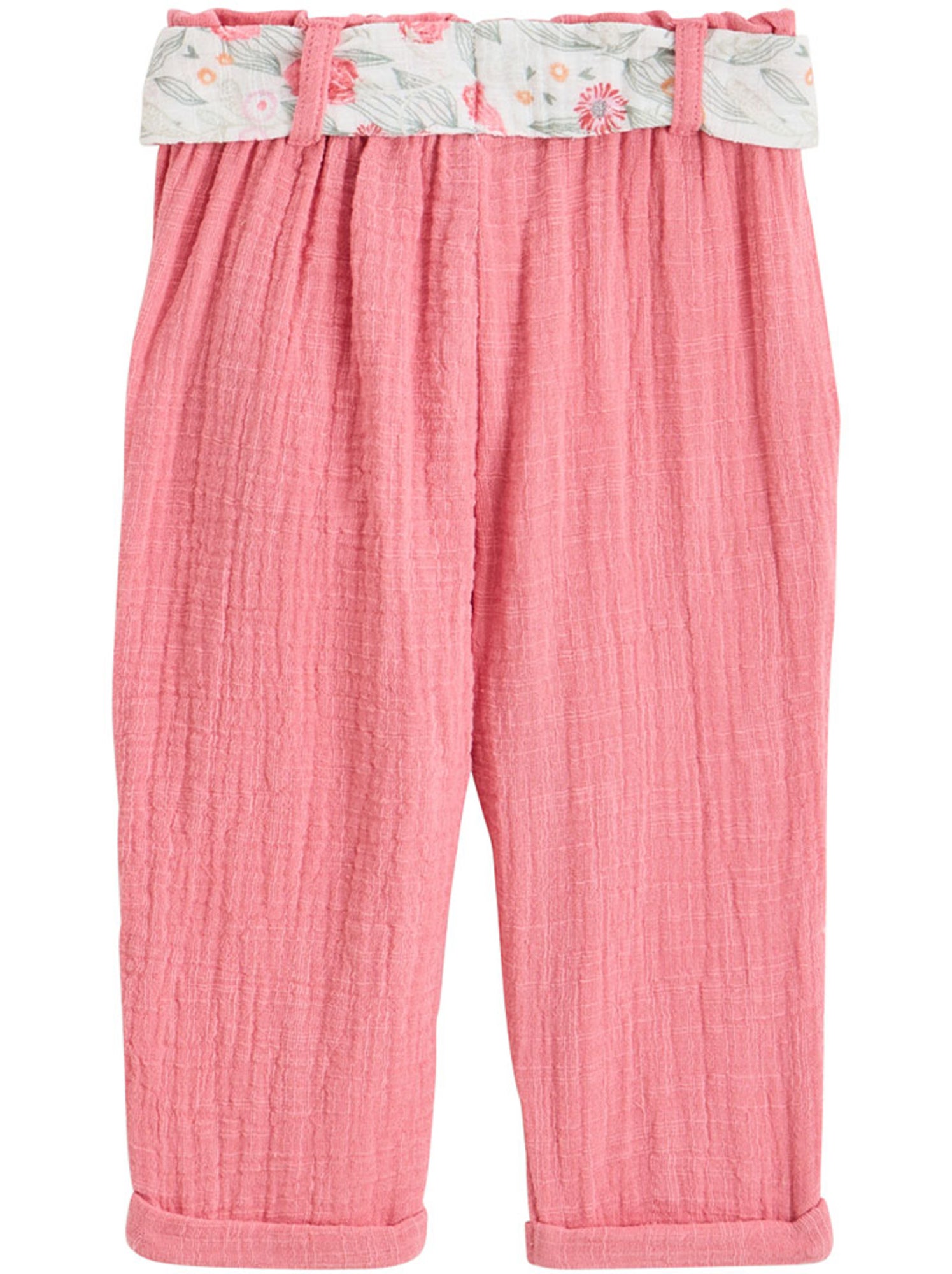 Pantalon enfant en gaze de coton anaelle - Rose