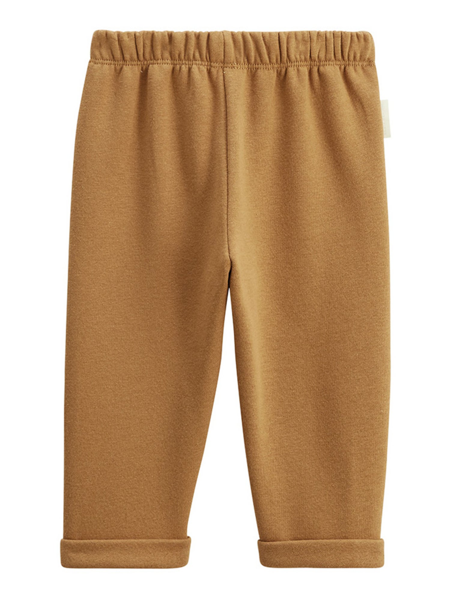 Pantalon enfant en molleton lamascotte - Camel
