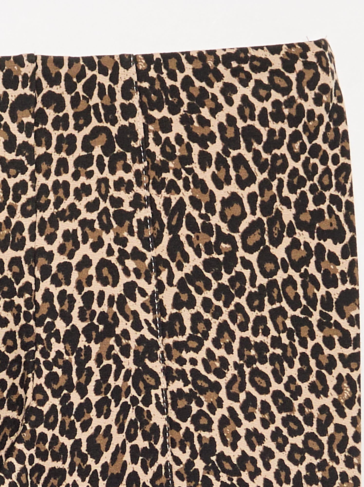 Pantalon forme flare - Beige
