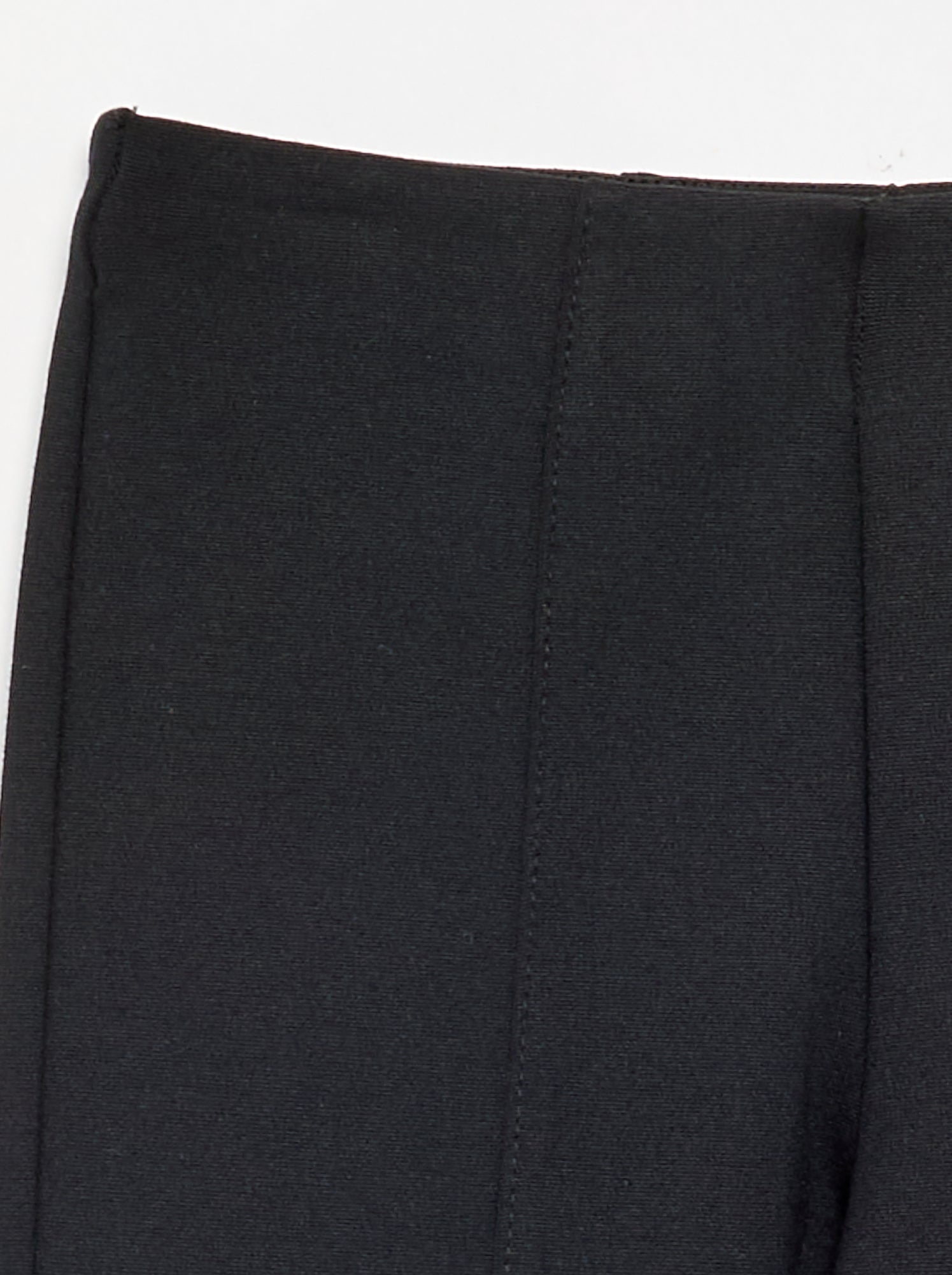 Pantalon forme flare - Noir (GJD68_1)